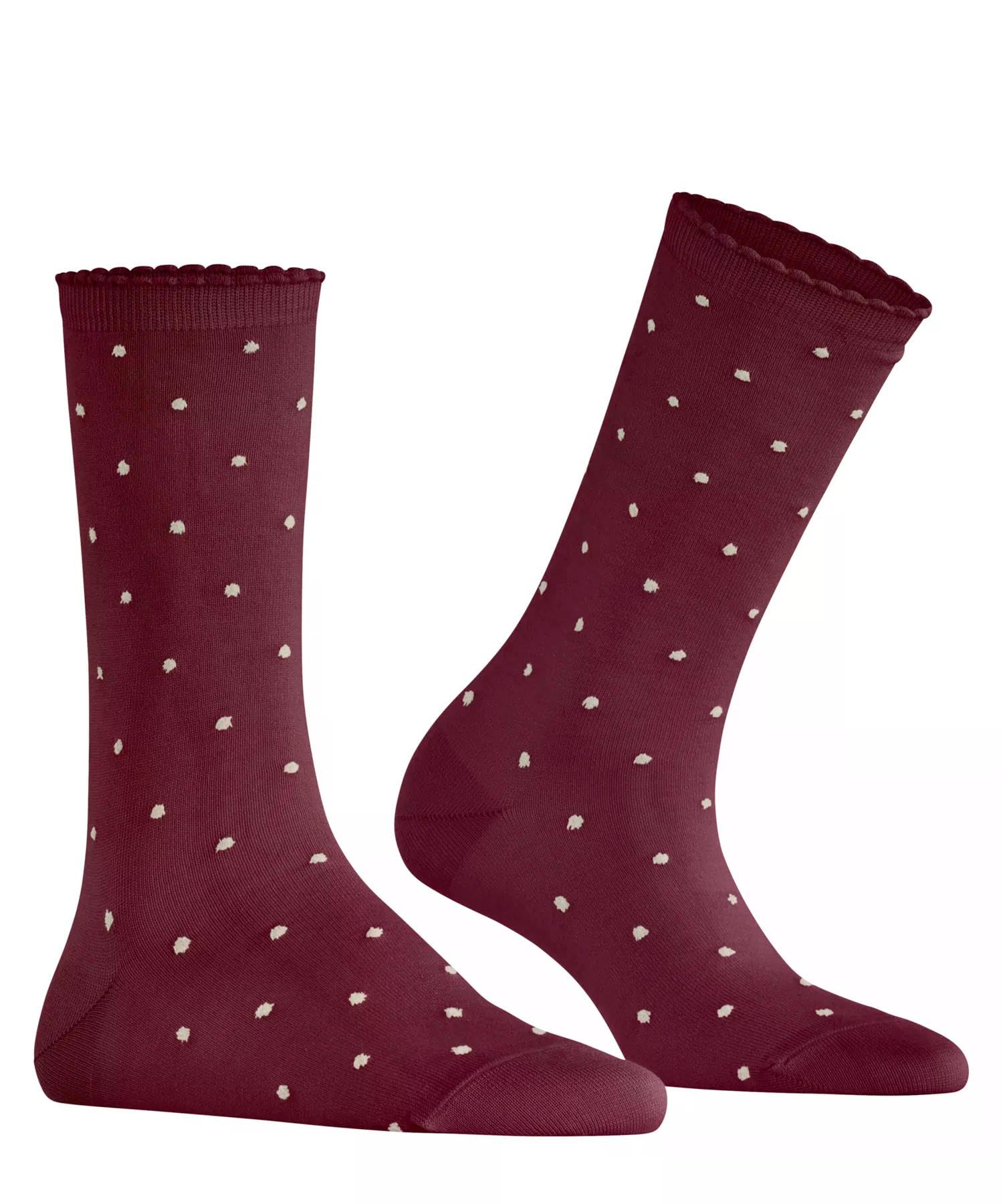 falke-spike-dot-socken-wine-8010-gr-35-38-baumwolle image 4