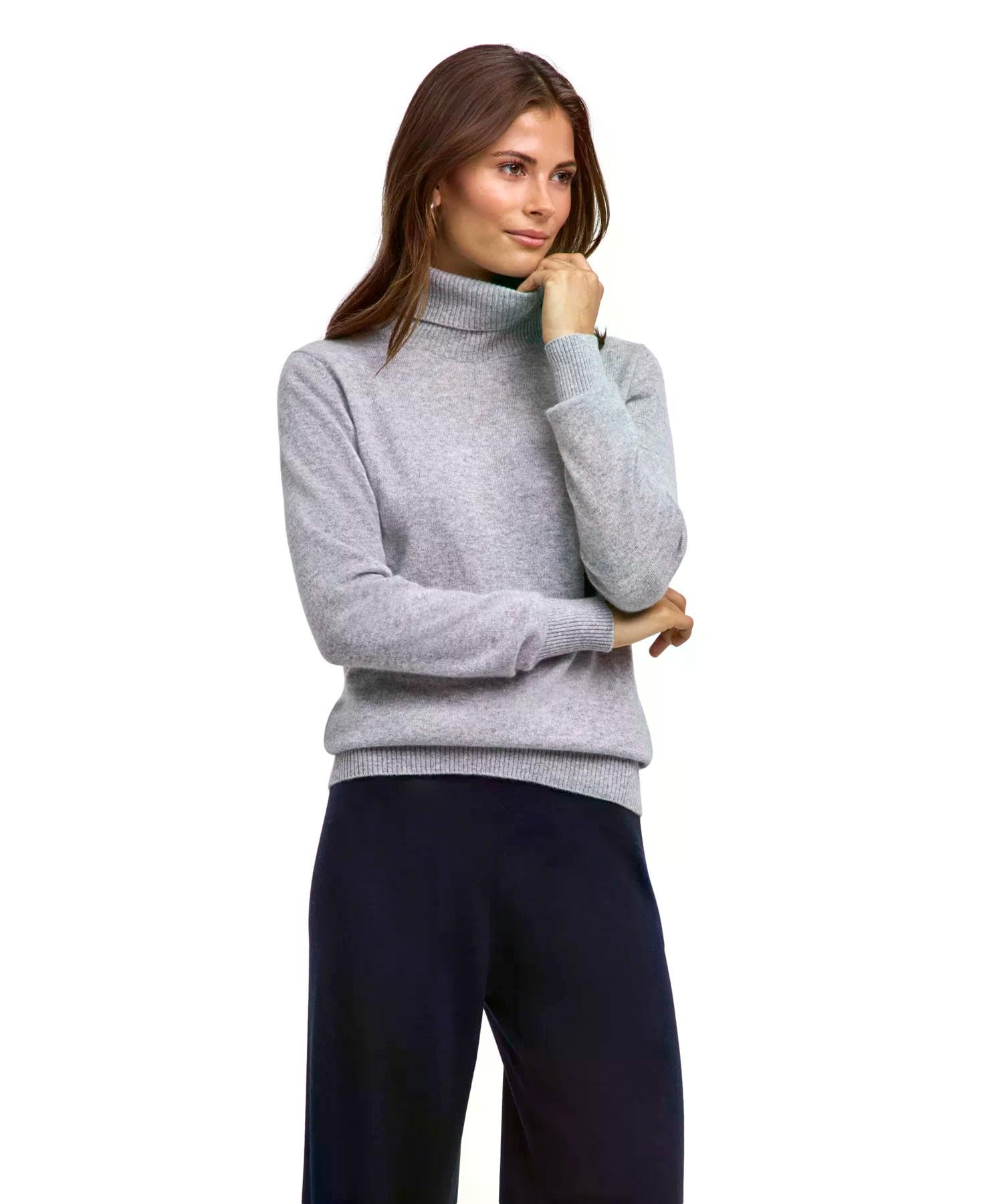 falke-luxury-classic-rollneck-pullover-schwarz-kaschmir image 1