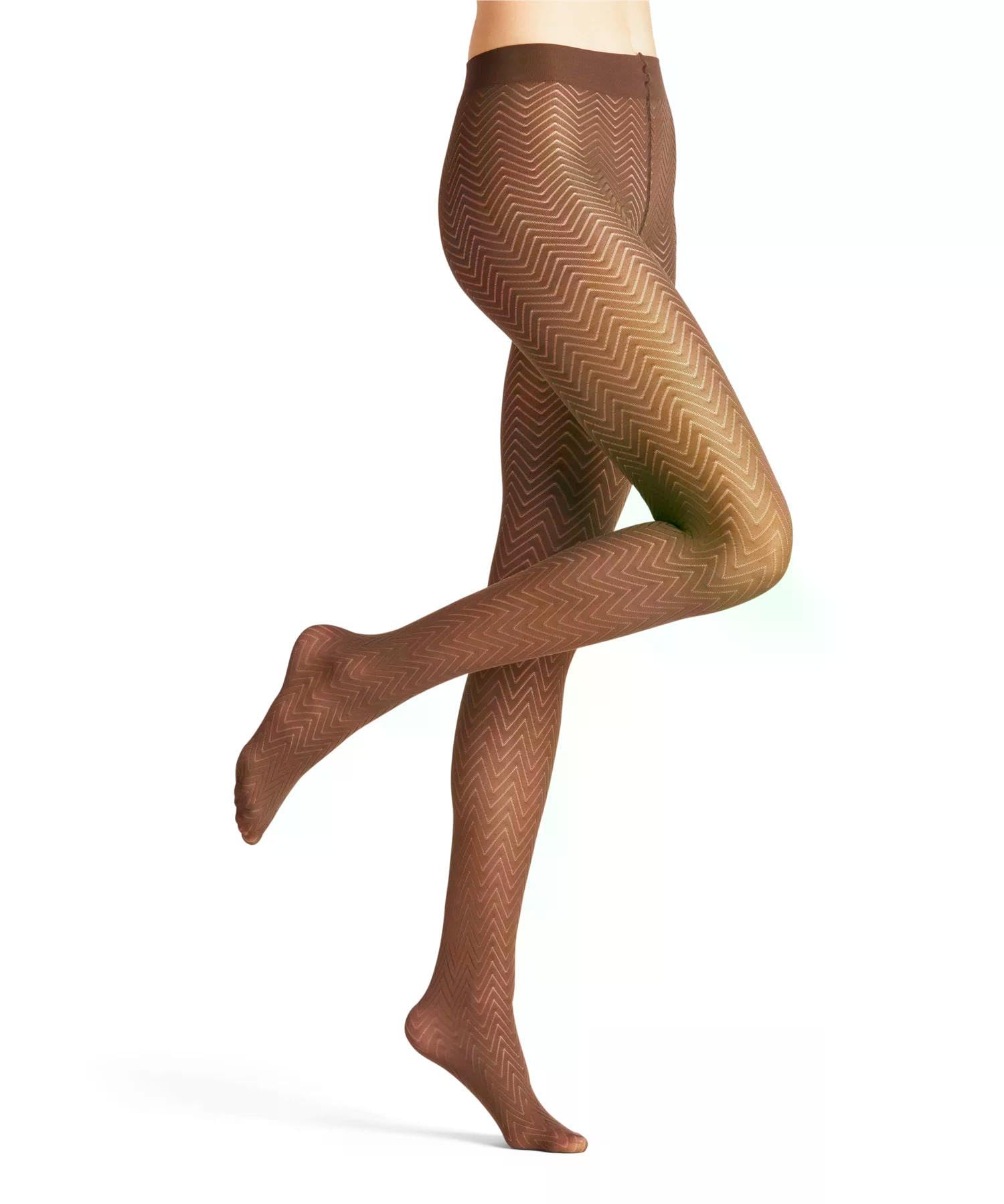 falke-chevron-50-den-strumpfhose-schwarz-zickzack image 6