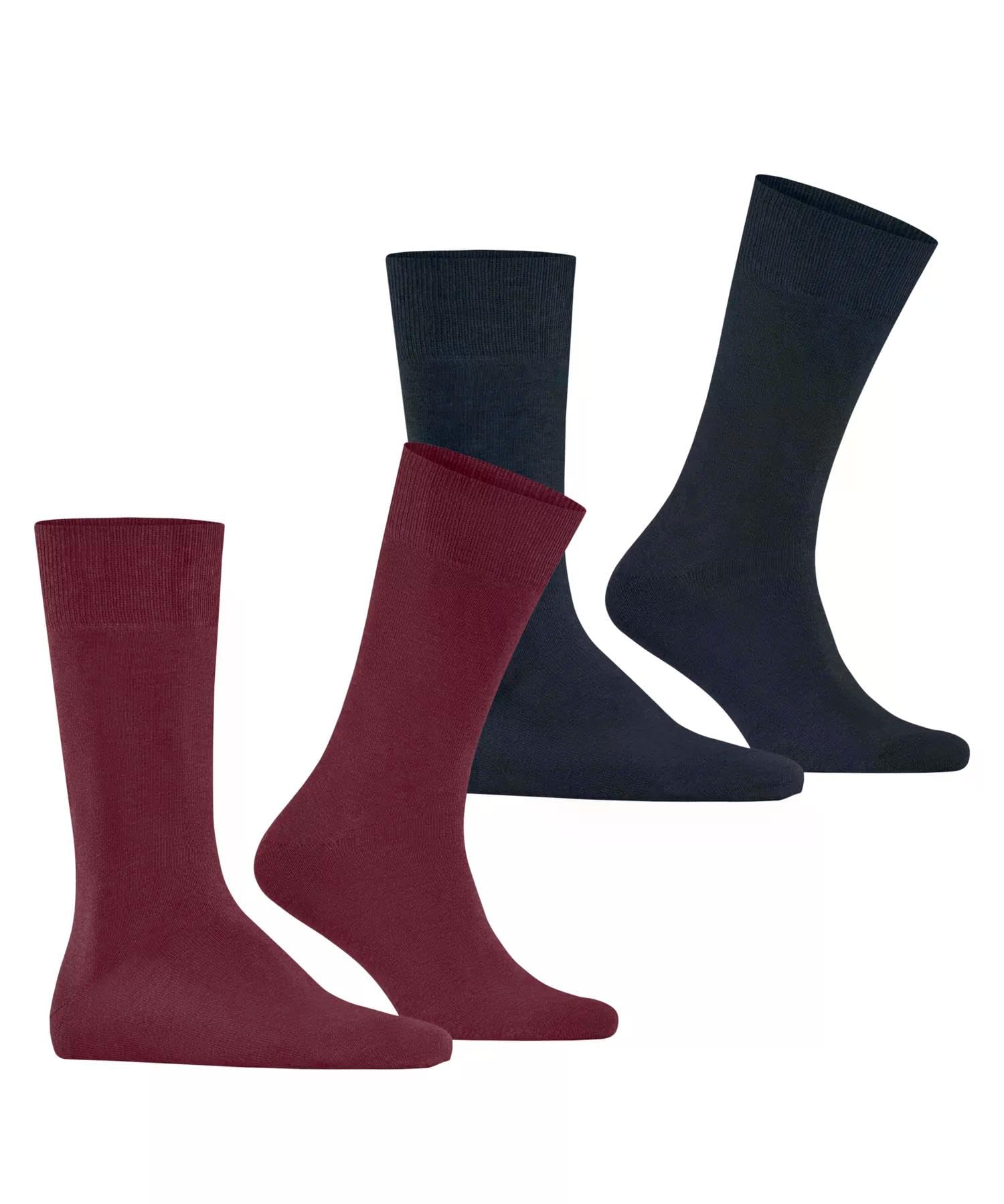 burlington-everyday-herren-socken-2-pack-rot-wine-8010 image 3