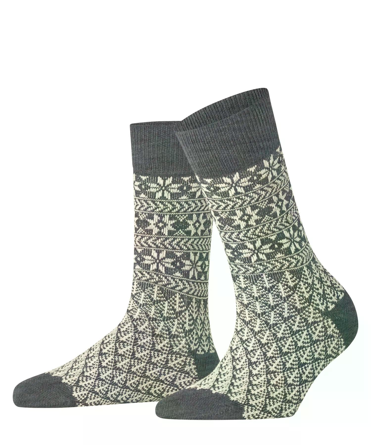 burlington-x-mas-rib-socken-damen-wolle-gr-n-forest image 8