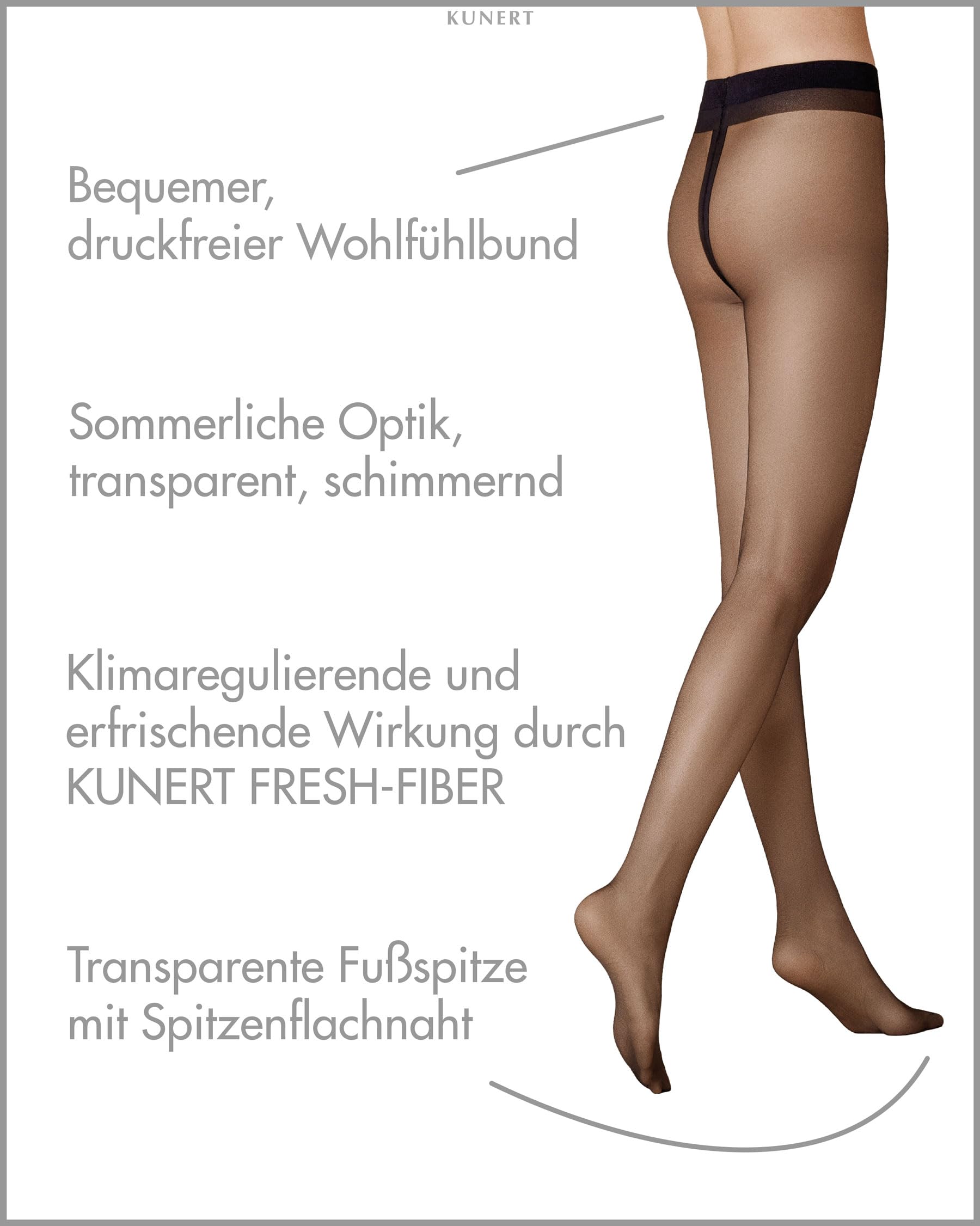 kunert-fresh-up-10-strumpfhose-schwarz-gr-36-38 image 2