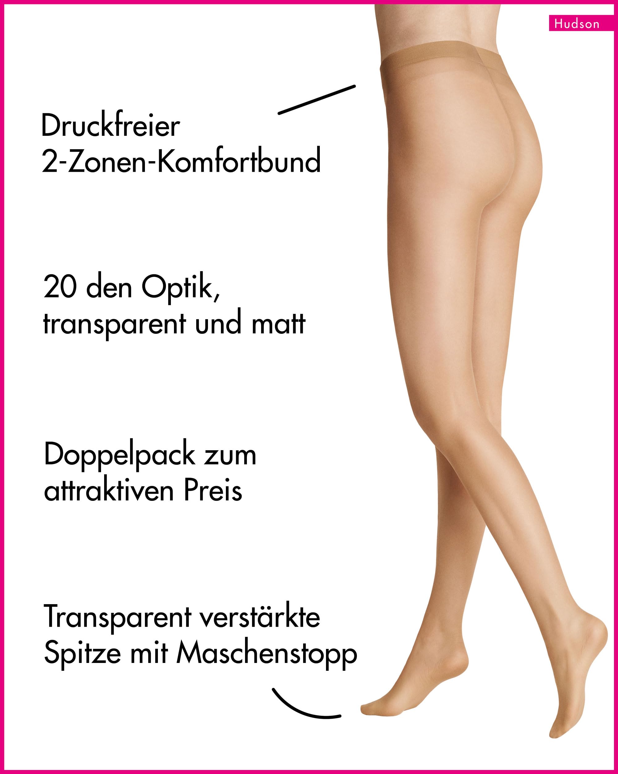 hudson-simply-20-matt-strumpfhose-2er-pack-schwarz image 2
