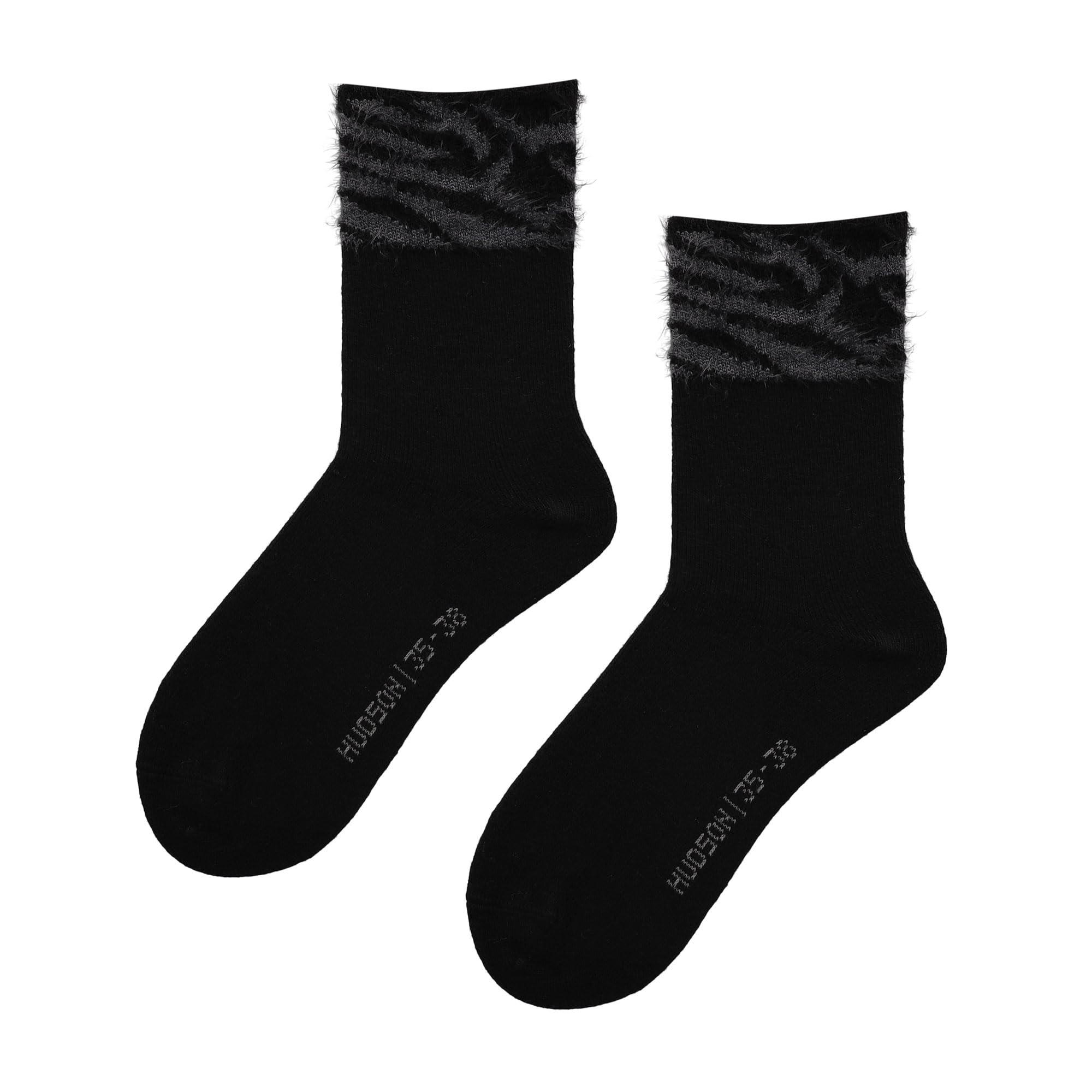 hudson-relax-cozy-tiger-damensocken-schwarz-1er-pack image 1