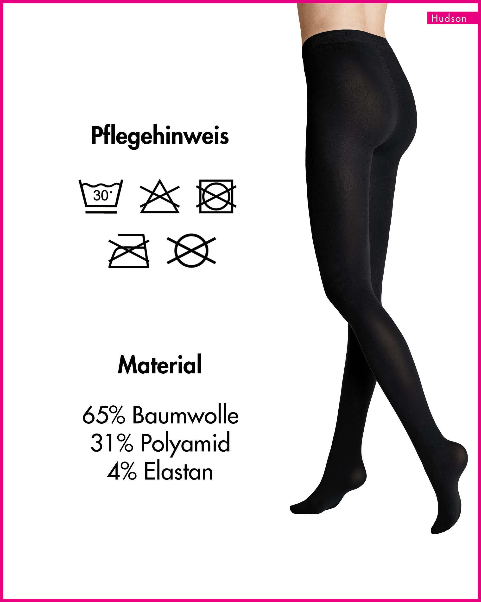 hudson-relax-fine-strumpfhose-schwarz-38-40-blickdicht image 3
