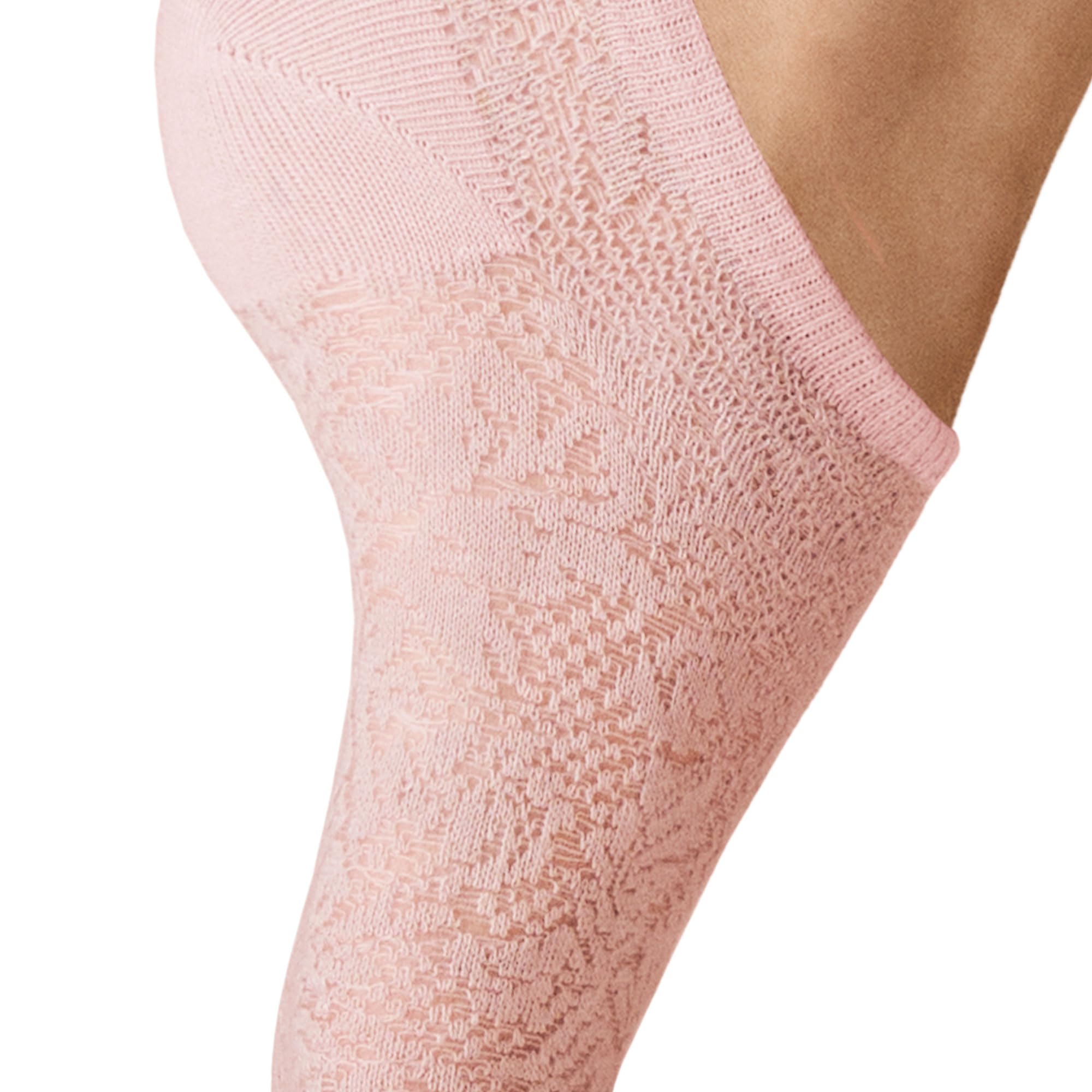 kunert-raffinesse-bouquet-sneaker-socken-powder-rose-spitzenoptik image 2