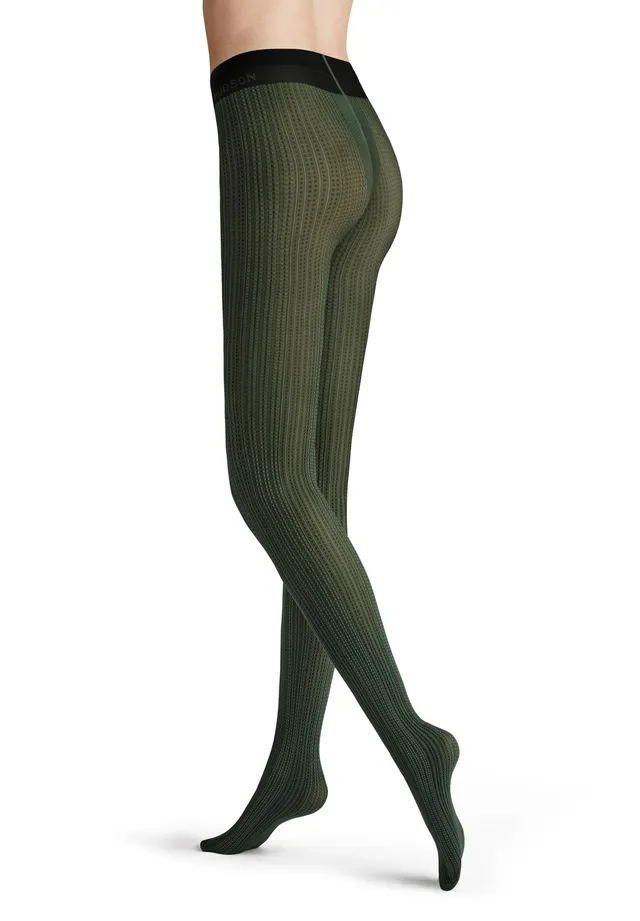 hudson-simply-graphic-line-strumpfhose-melange-1er-pack image 1