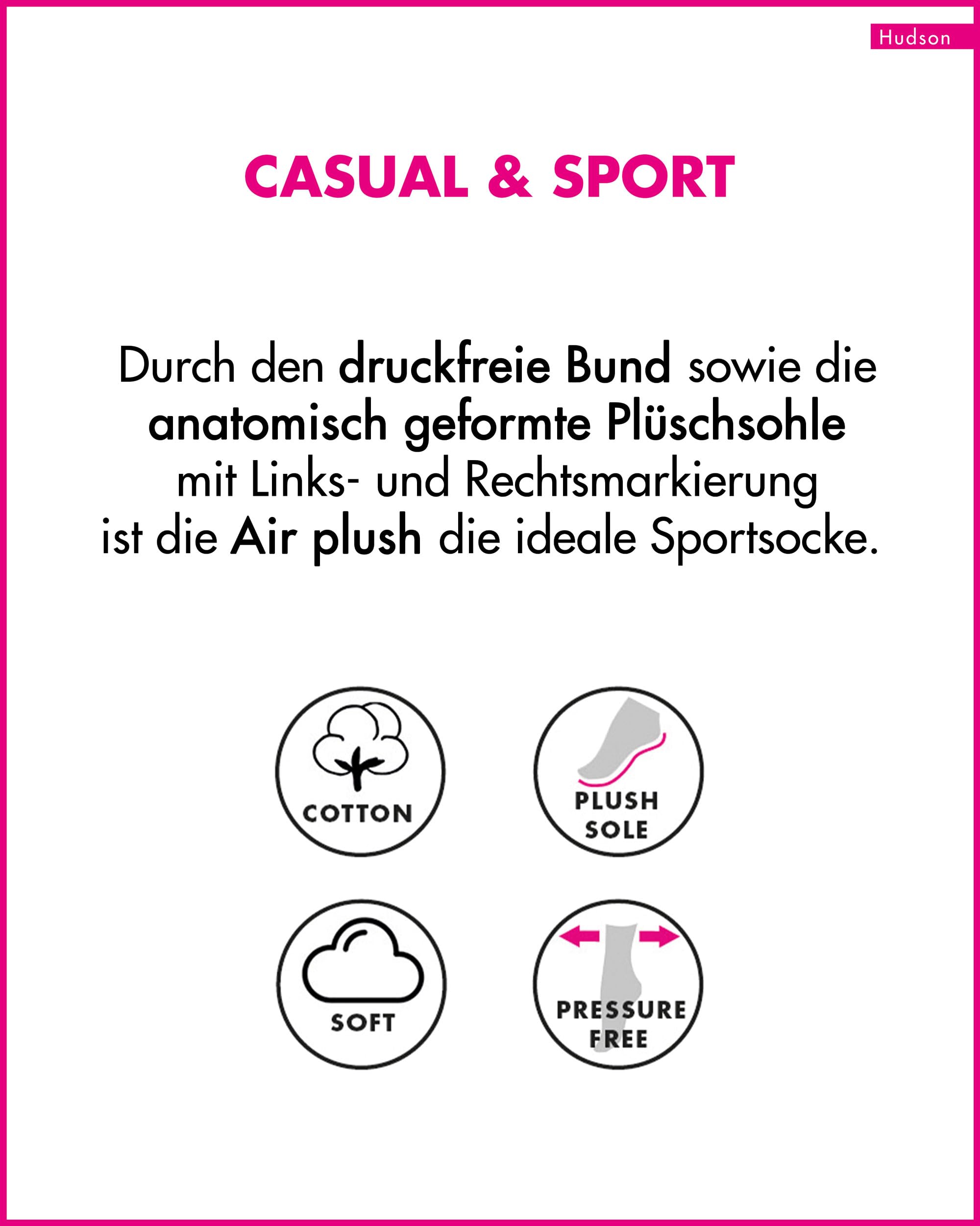 hudson-relax-air-plush-sneaker-socken-wei-mit-pl-schsohle image 4