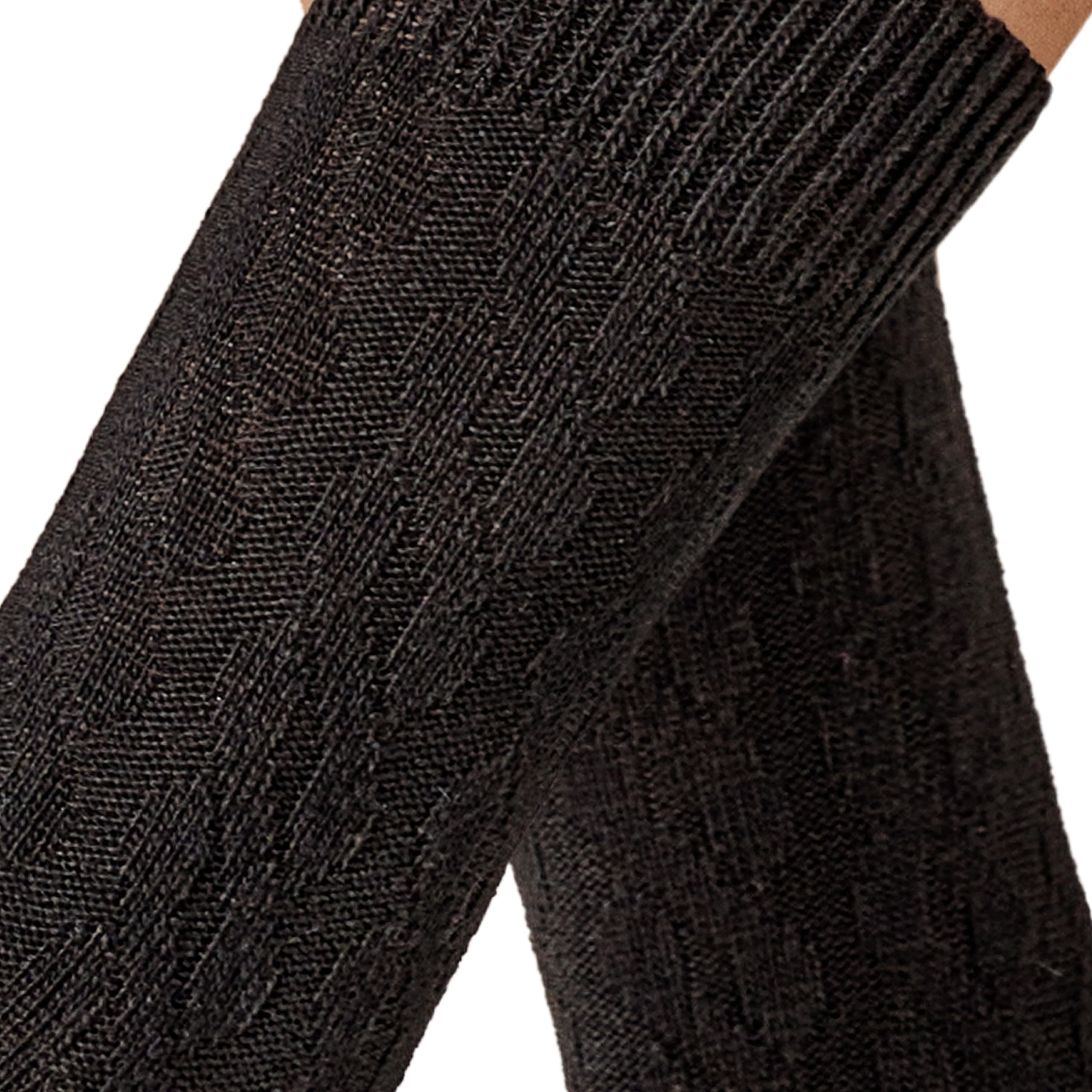 kunert-wool-care-winter-structure-socke-black-0070 image 2
