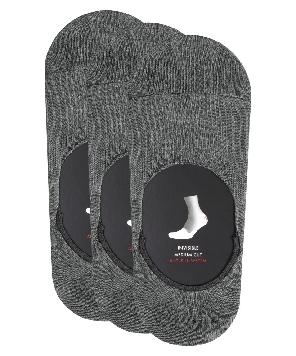 falke-step-invisible-medium-cut-f-linge-3-paar-baumwolle image 5