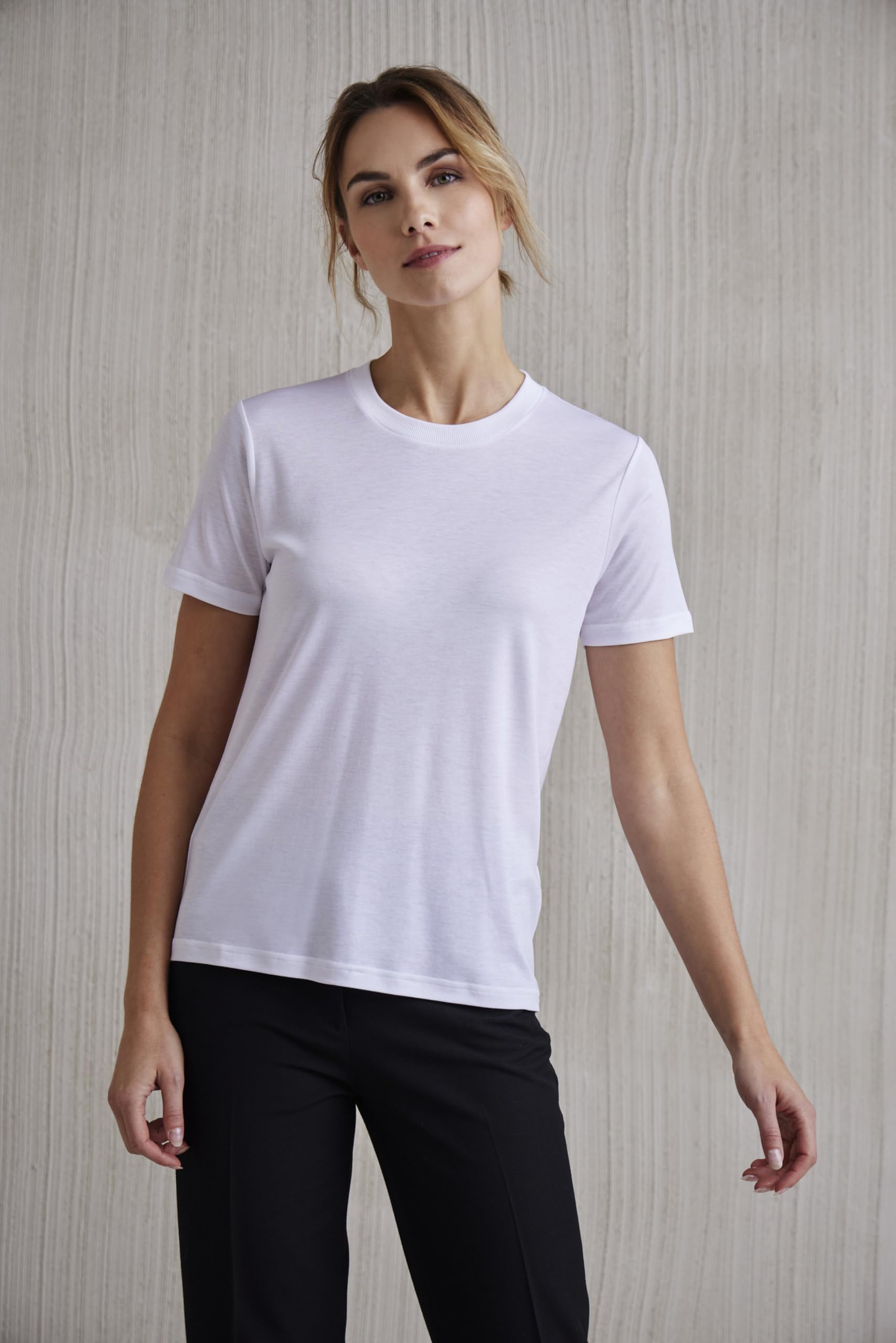 falke-cotton-touch-kurzarmshirt-damen-schwarz-weich image 6