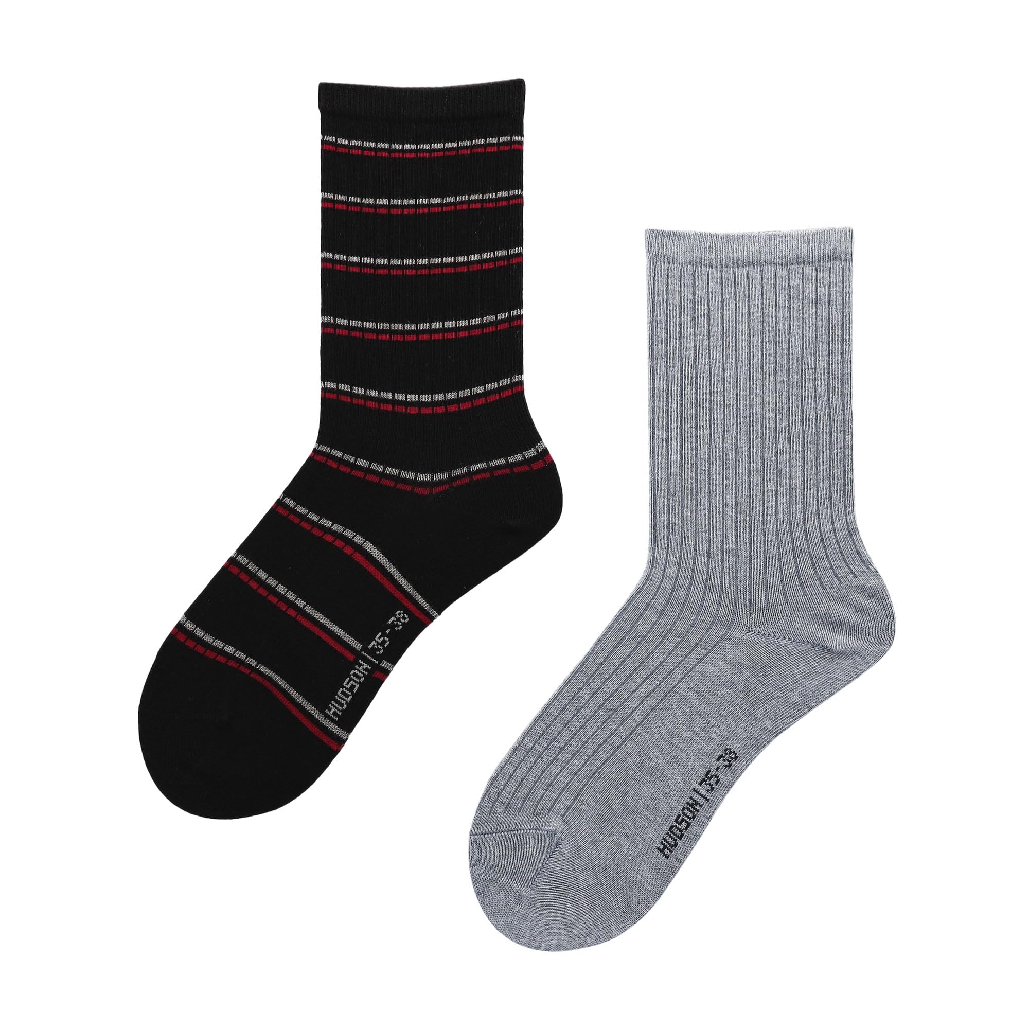 hudson-only-playful-rib-damensocken-rot-2er-pack-35-38 image 6