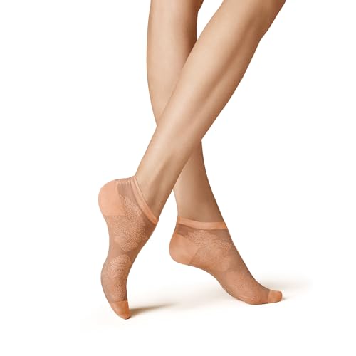 kunert-raffinesse-brocade-sneaker-socken-bronze-39-42 image 3