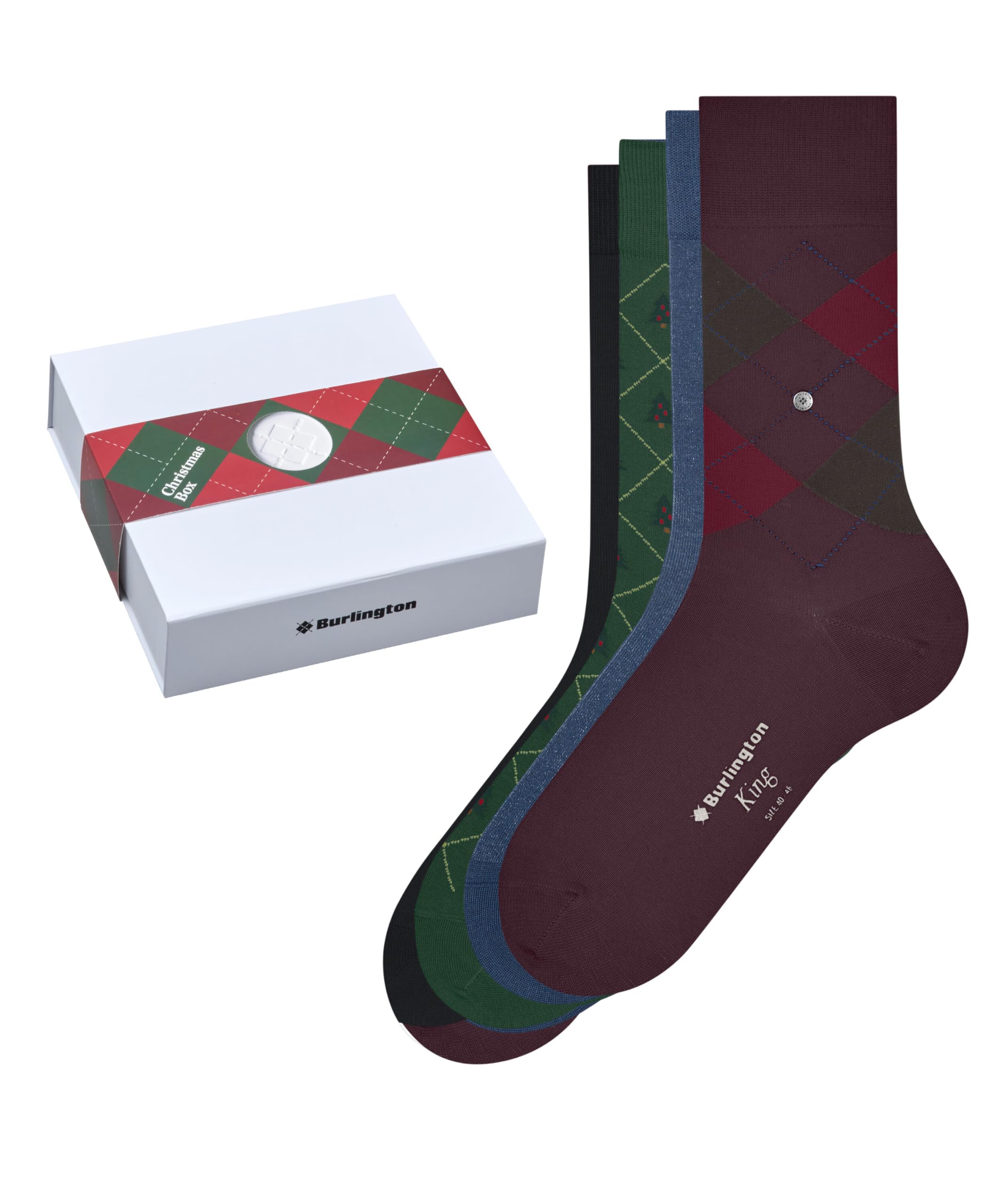 burlington-x-mas-rib-christmas-box-socken-herren-mix-40-46 image 1