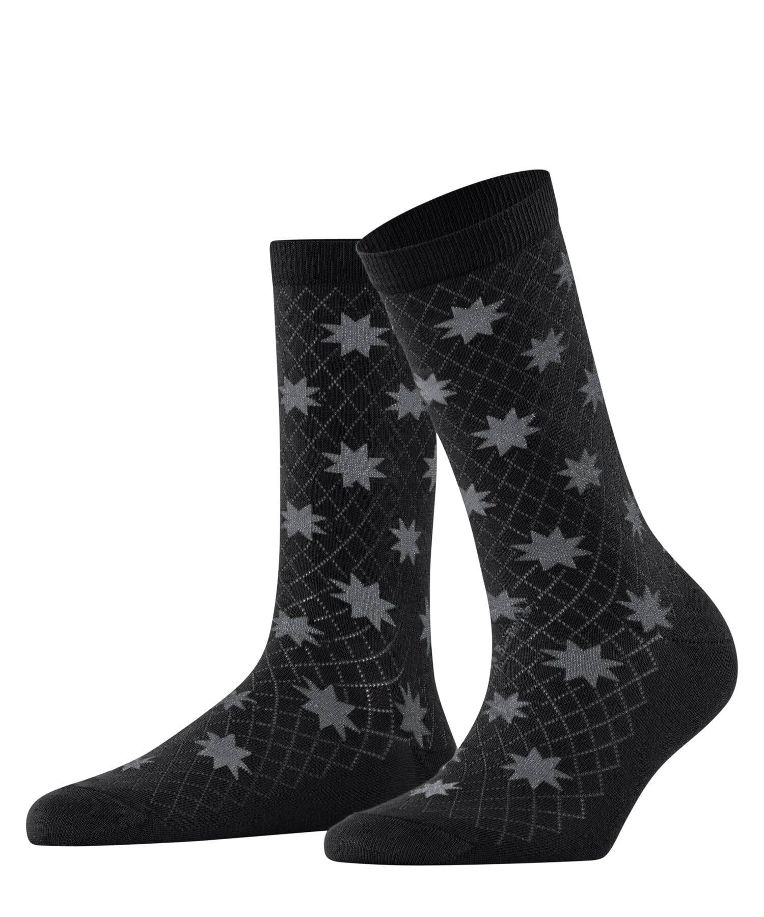 burlington-reindeer-holly-jolly-socken-grau-damen-baumwolle image 8