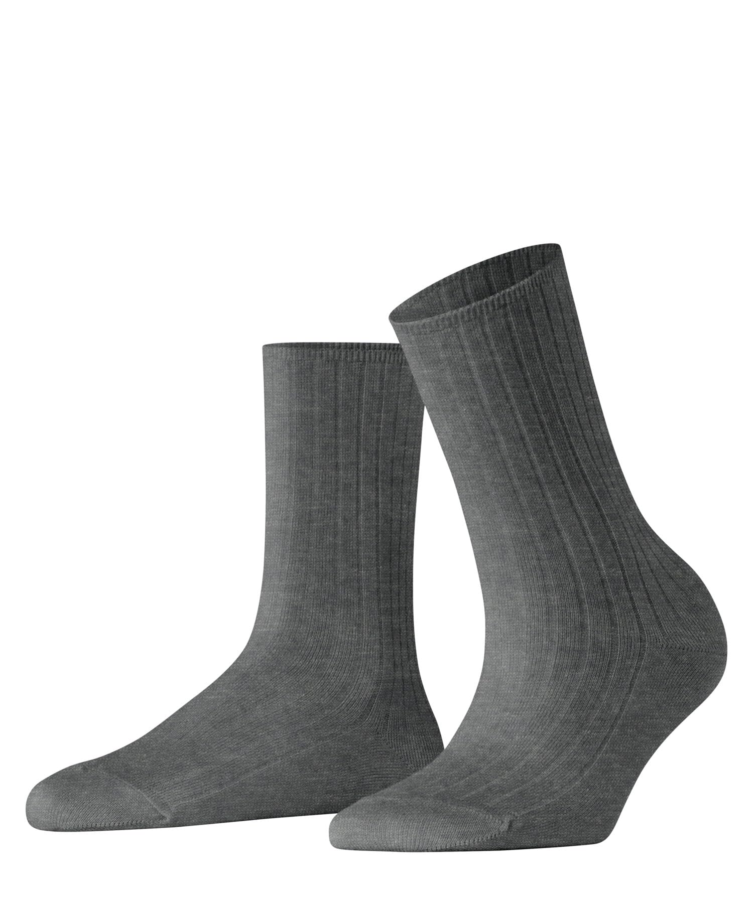 falke-cotton-touch-cotton-rib-socken-grau-39-42-baumwolle image 1