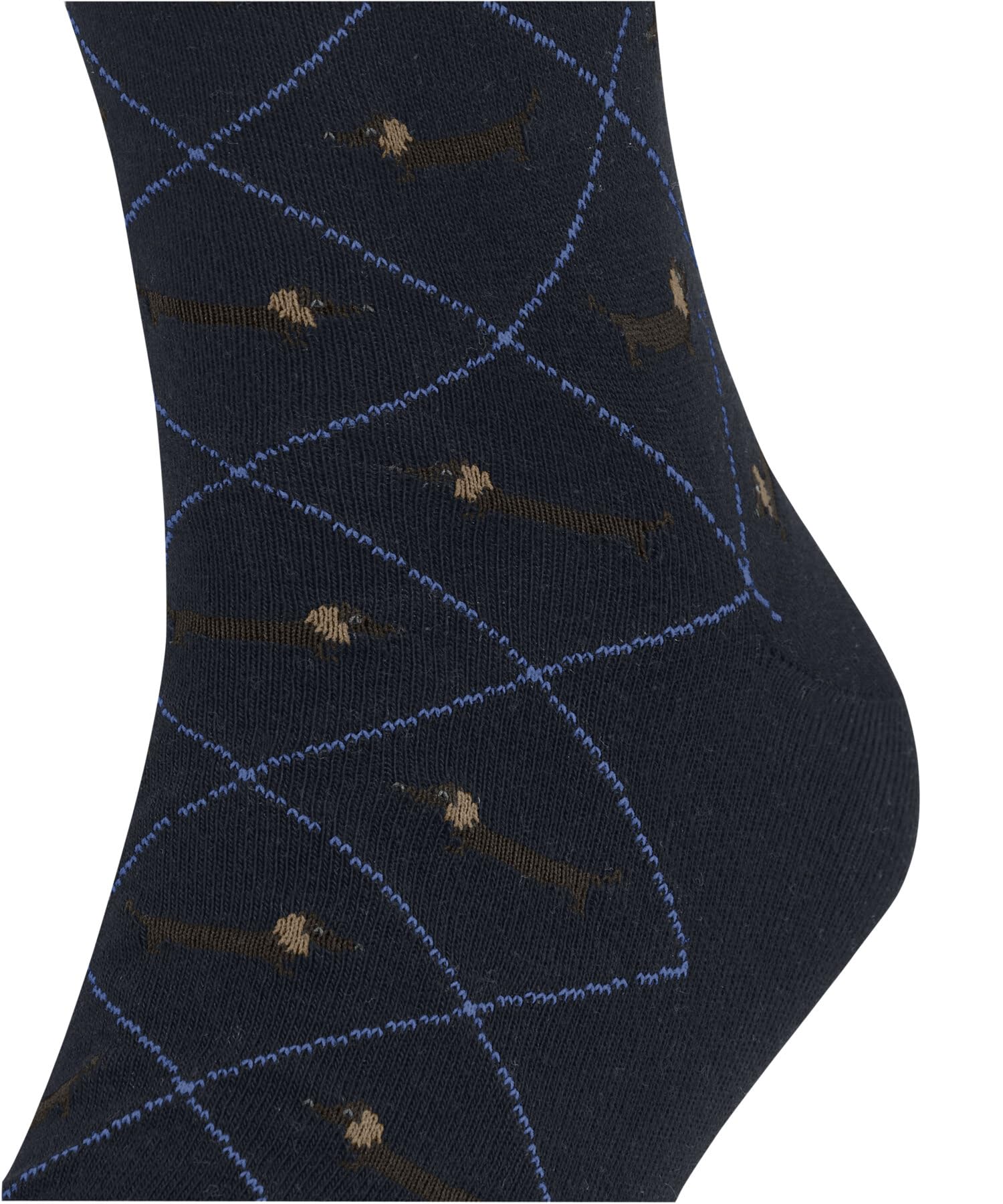 burlington-soho-vibes-dachshund-socken-marine-baumwolle image 3