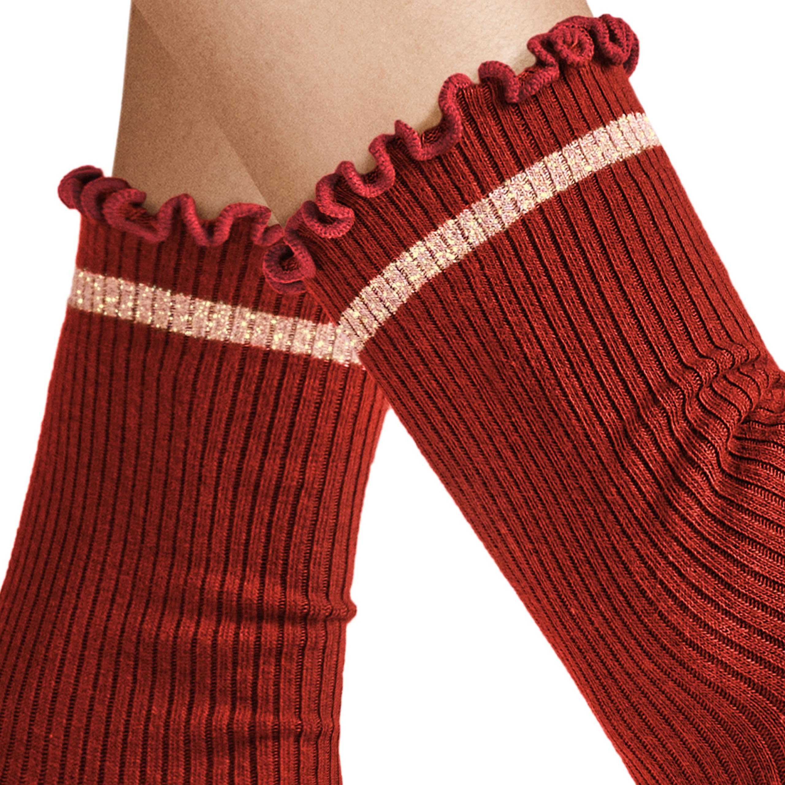 hudson-only-lovely-stricksocken-feine-rippe-b-ndchen image 2
