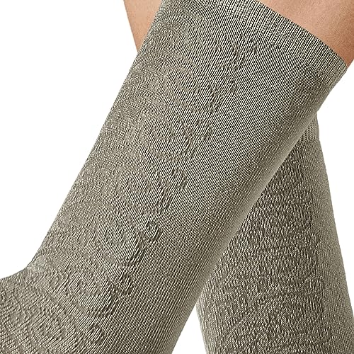 kunert-raffinesse-floral-ornament-socke-steel-grey-1er-pack image 5