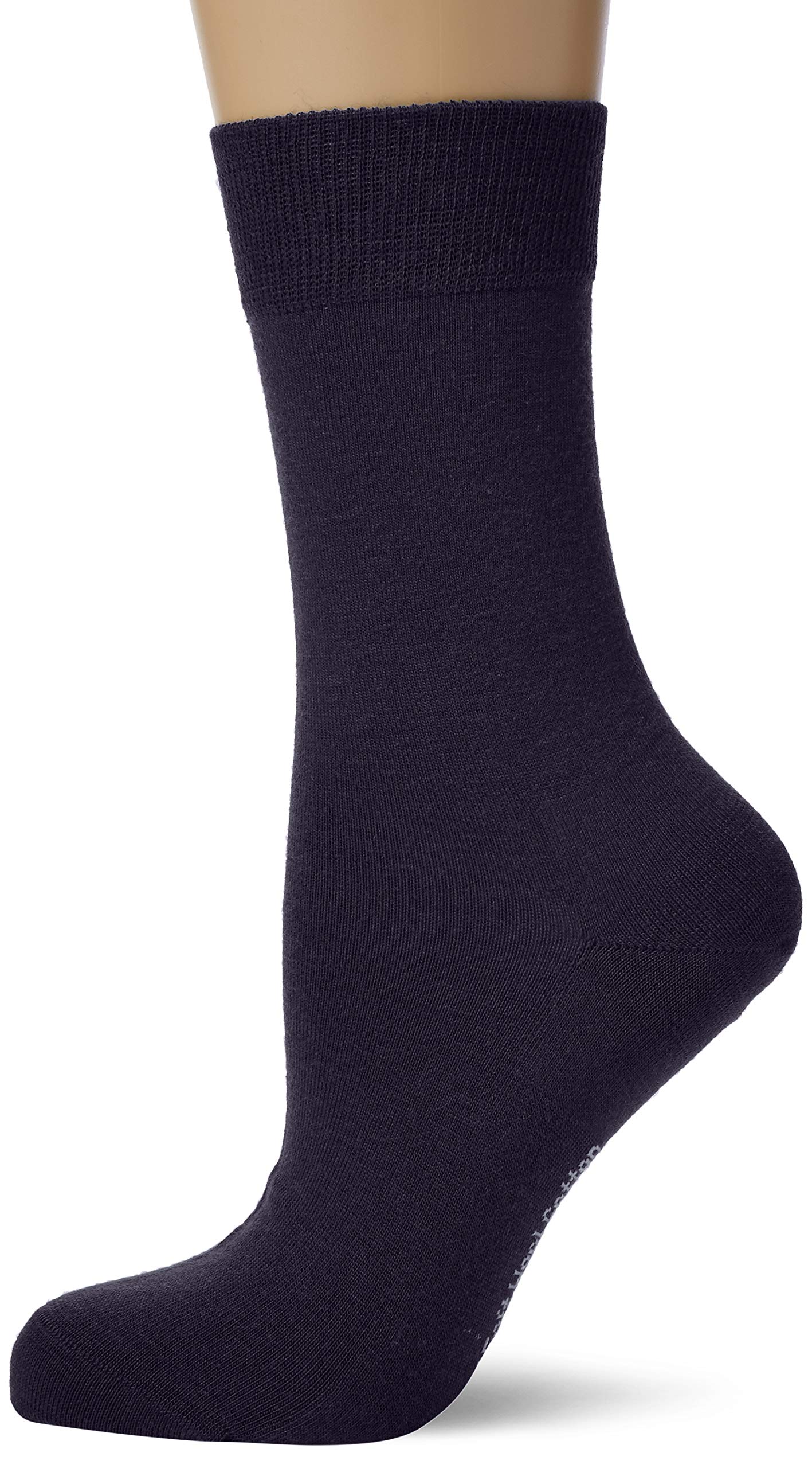 kunert-soft-wool-cotton-damensocken-schwarz-wolle-druckfrei image 8