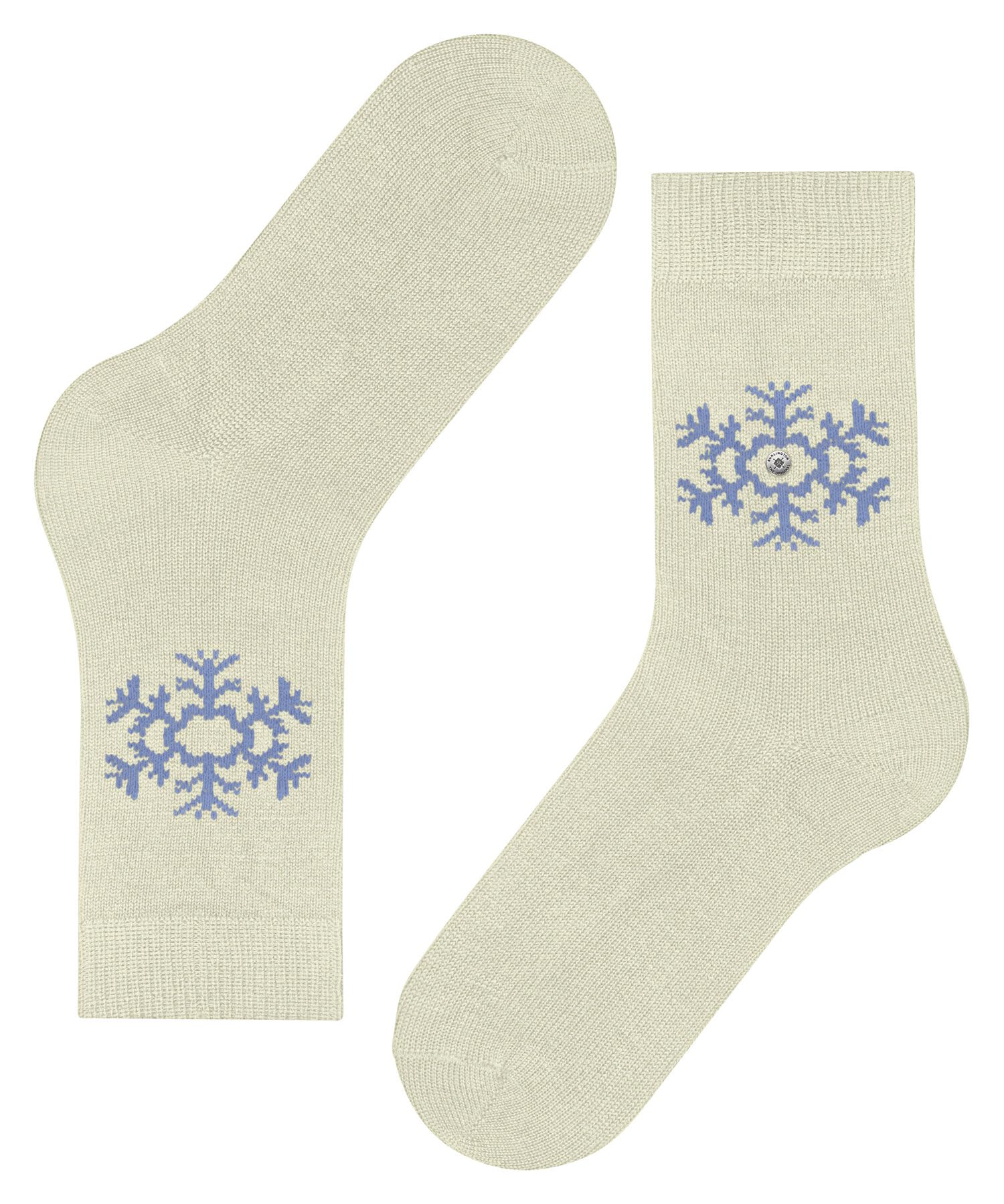 burlington-snowstar-socken-wolle-wei-ivory-fair-isle-stern image 5