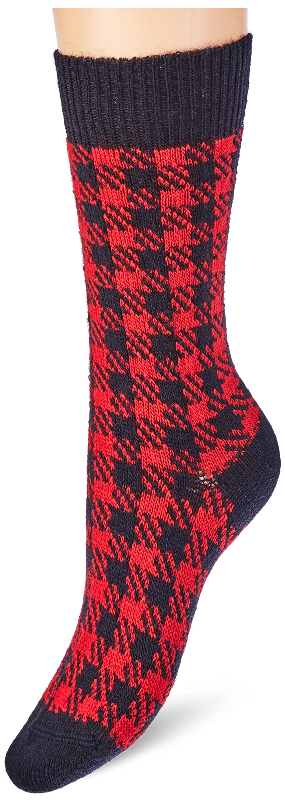 hudson-only-glencheck-damen-socken-torfmel-35-38-wollmix image 3