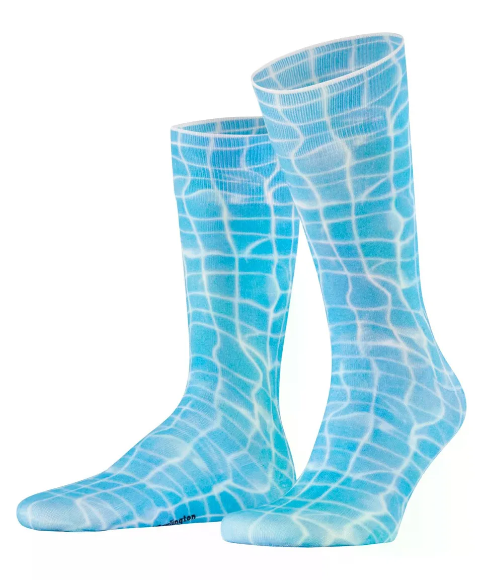 burlington-soho-vibes-poolside-socken-cornflower-blue-baumwolle image 1
