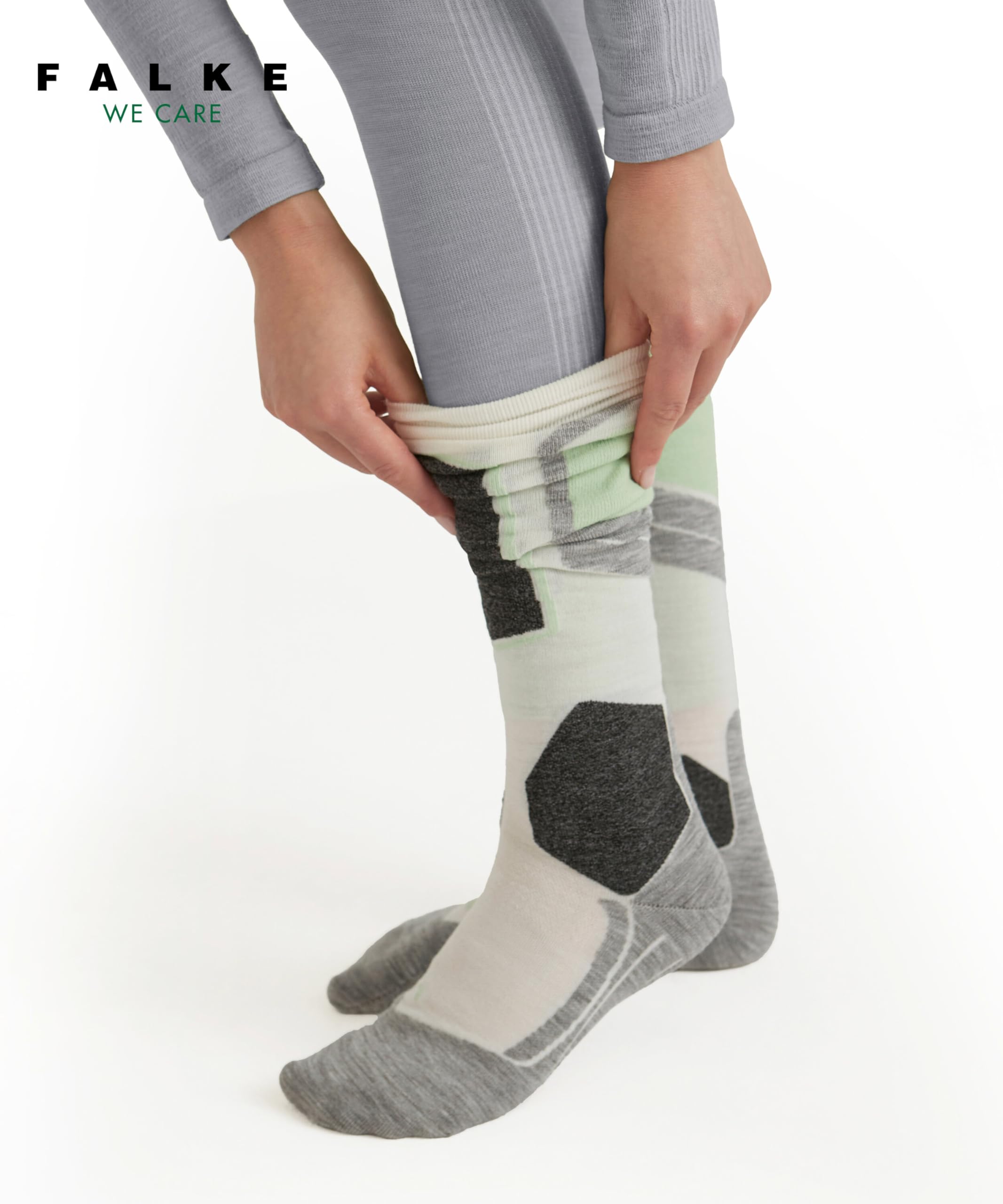 falke-wool-tech-long-funktionsunterhose-grey-heather image 6