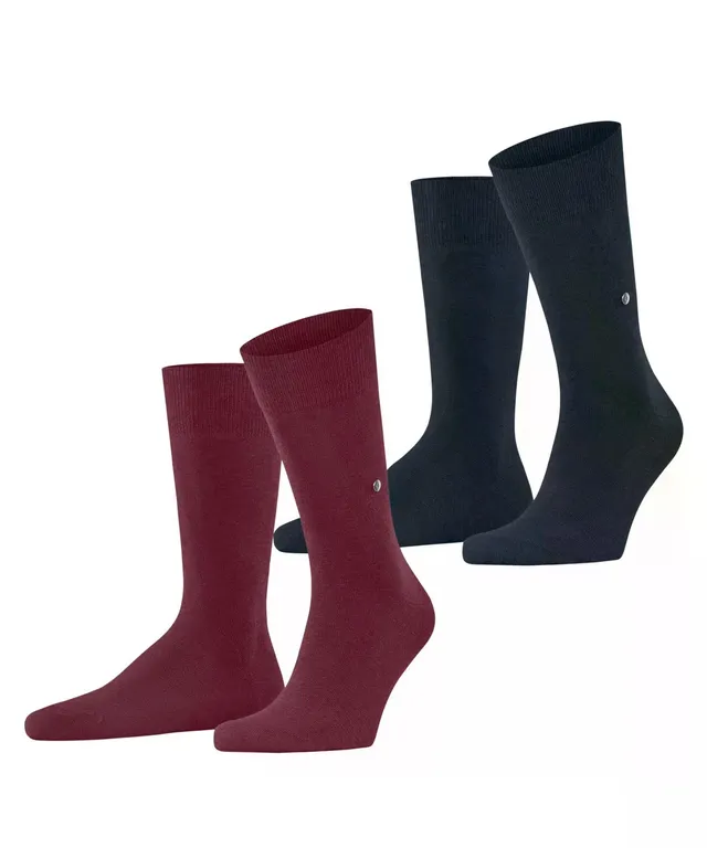 burlington-everyday-herren-socken-2-pack-rot-wine-8010 image 1