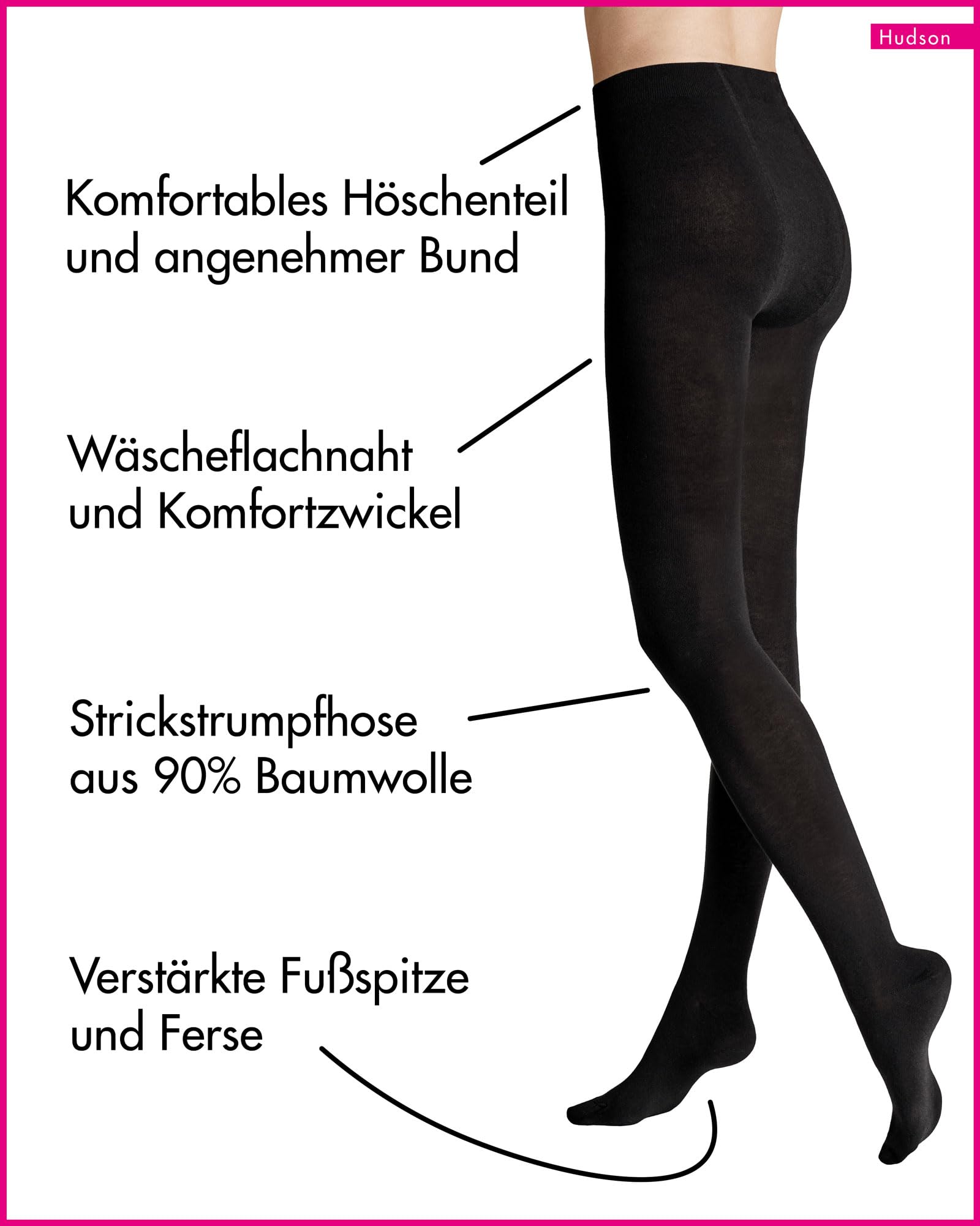 hudson-relax-montana-strumpfhose-baumwolle-beigemel-40-42 image 2