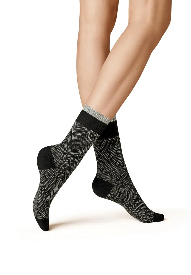 kunert-raffinesse-soft-allover-socke-schwarz-1er-pack image 1