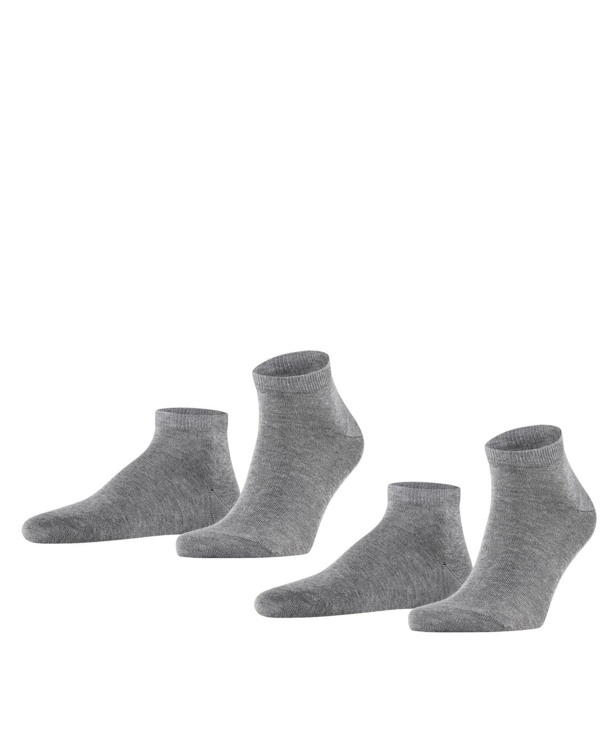 falke-happy-sneakersocken-baumwolle-2-pack-schwarz image 6