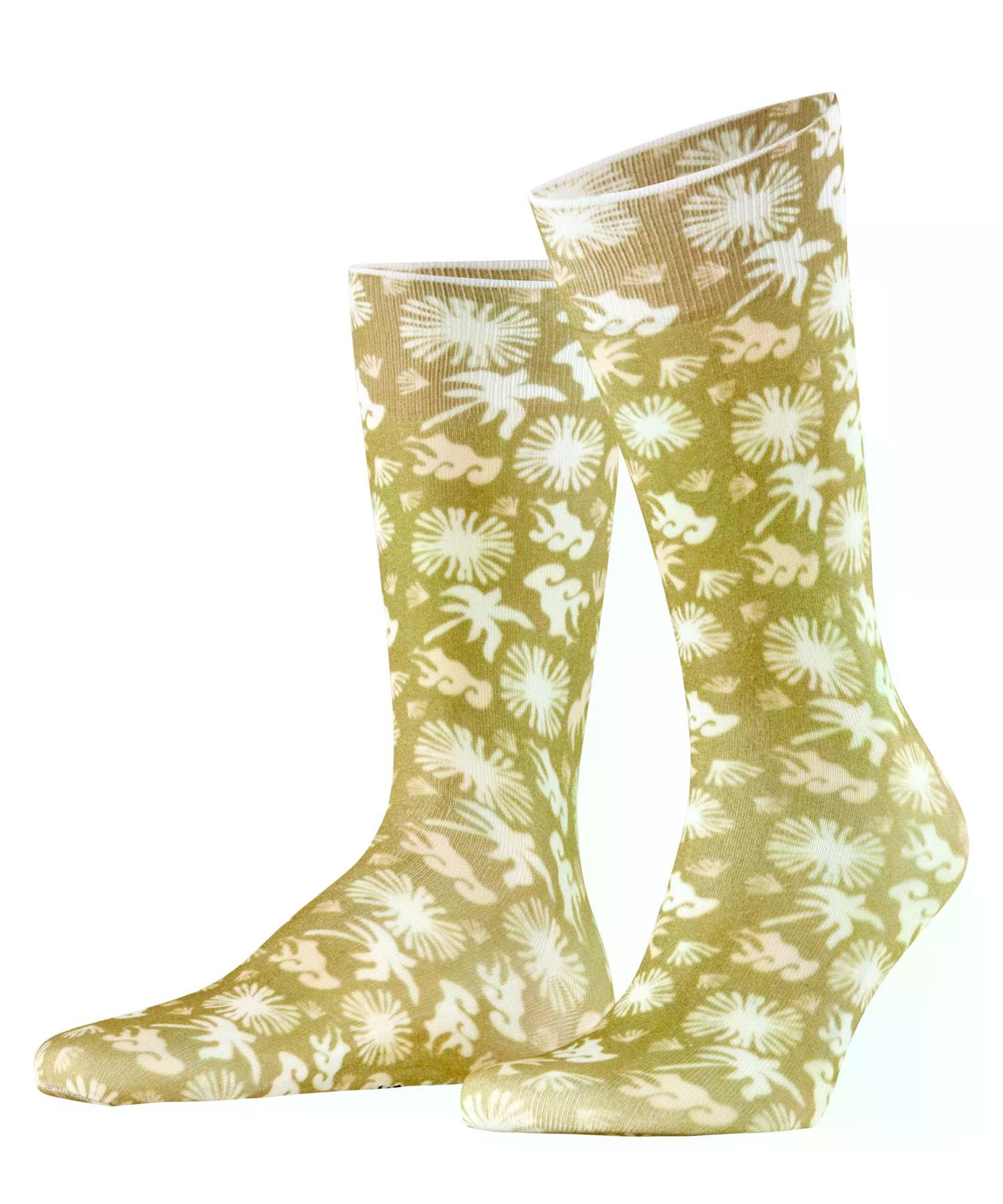 burlington-soho-vibes-lagoon-socken-gelb-baumwolle image 8