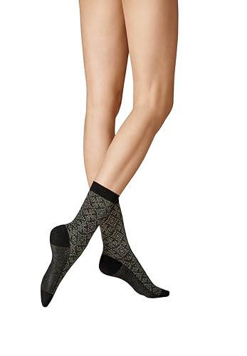 kunert-raffinesse-allover-flower-socke-39-42-baumwolle image 2