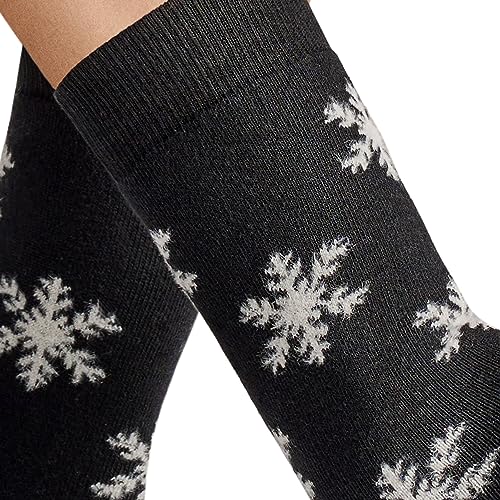 hudson-only-snowflake-stricksocken-schwarz-35-38-schneeflocken image 7