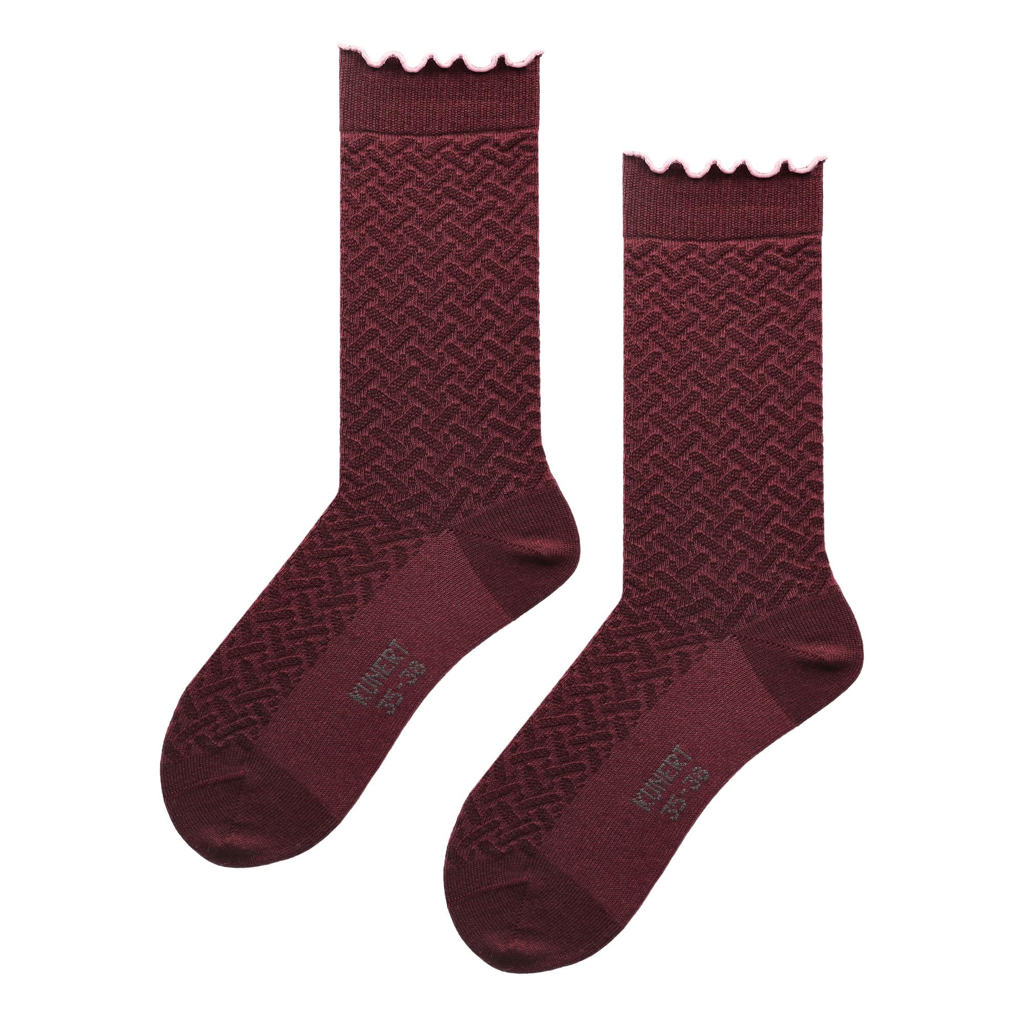 kunert-raffinesse-fantastic-structure-socken-offwhite-muster image 3
