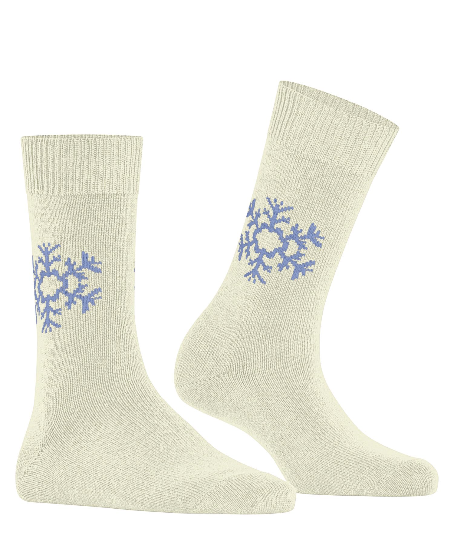 burlington-snowstar-socken-wolle-wei-ivory-fair-isle-stern image 4