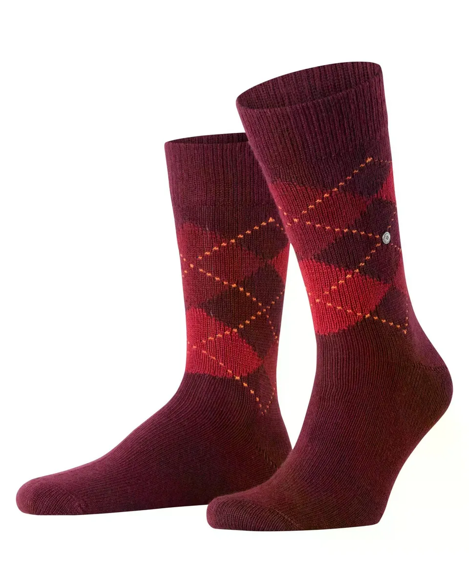burlington-preston-herrensocken-argyle-lila-amethyst-8426 image 1