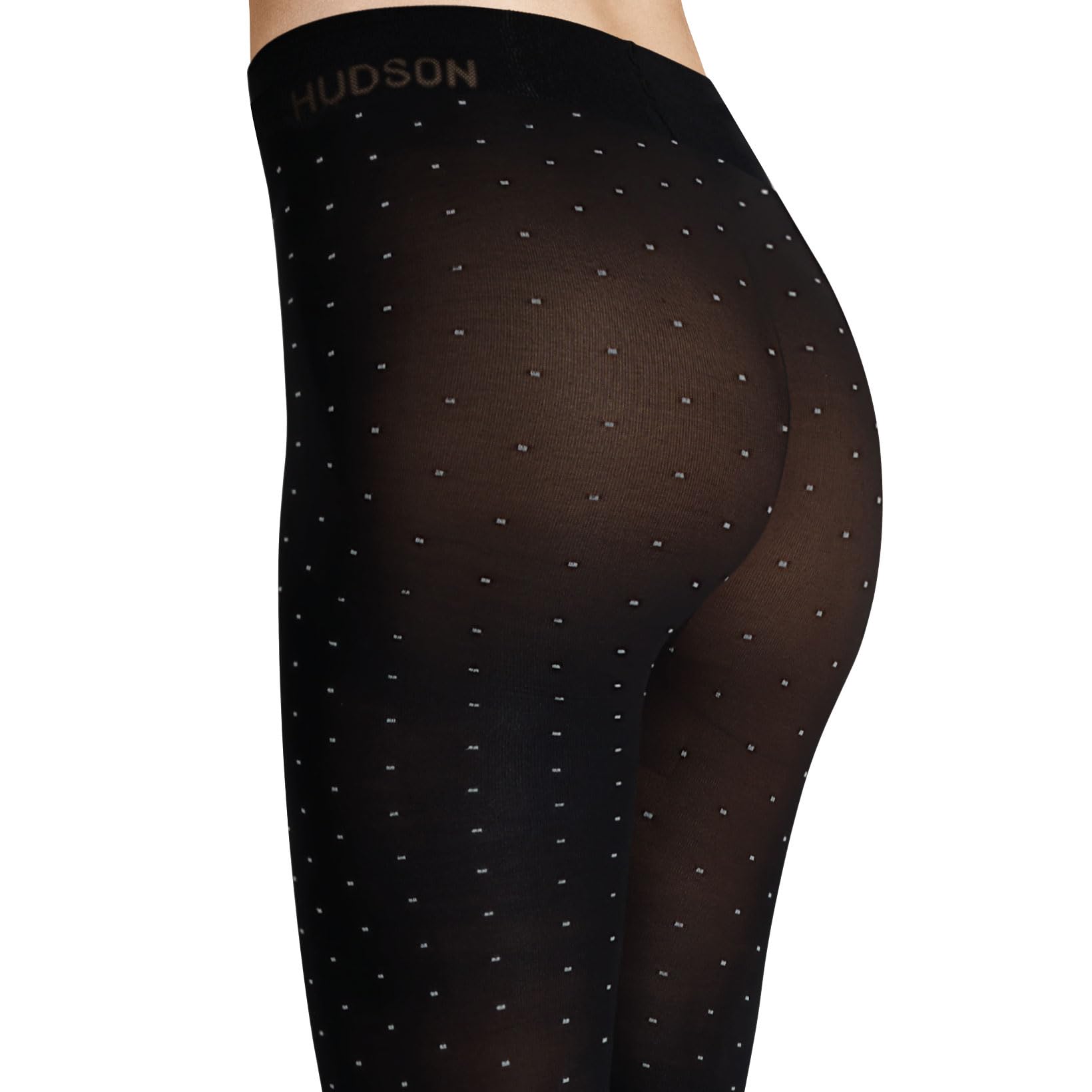 hudson-micro-cozy-dot-strumpfhose-60-den-schwarz-38-40-gepunktet image 2