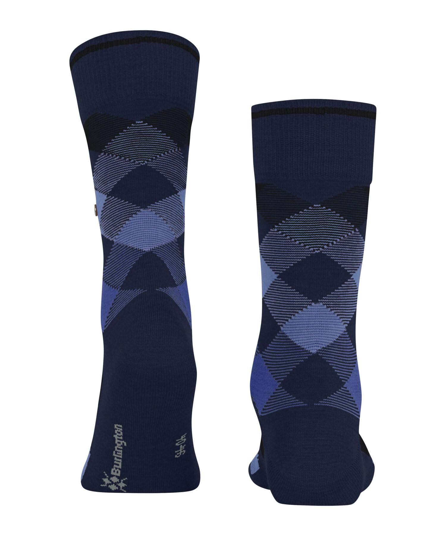 burlington-dover-newcastle-herrensocken-wolle-royalblau image 2