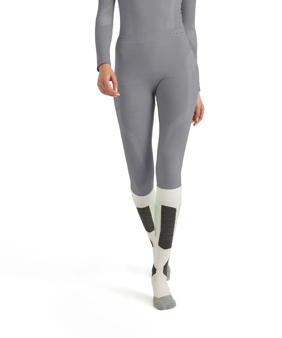 falke-wool-tech-long-funktionsunterhose-grey-heather image 1
