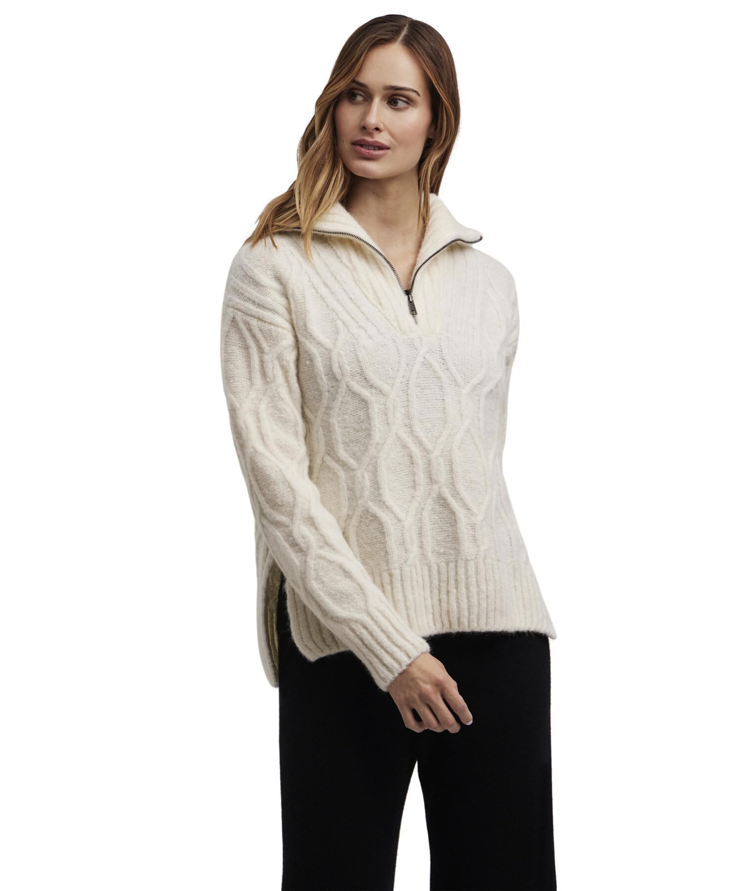 falke-merino-rustique-pullover-damen-troyerkragen-wolle image 1