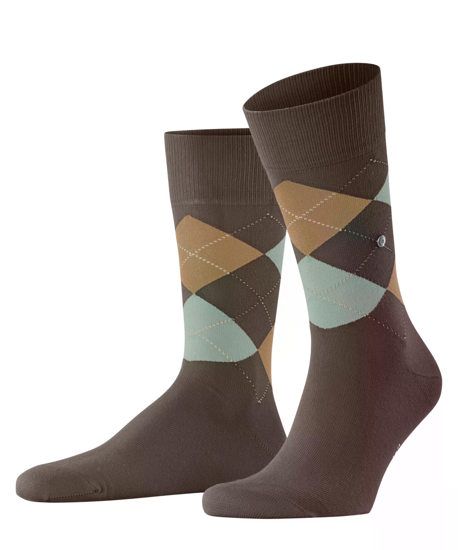 burlington-king-socken-schwarz-black-baumwolle-argyle image 1