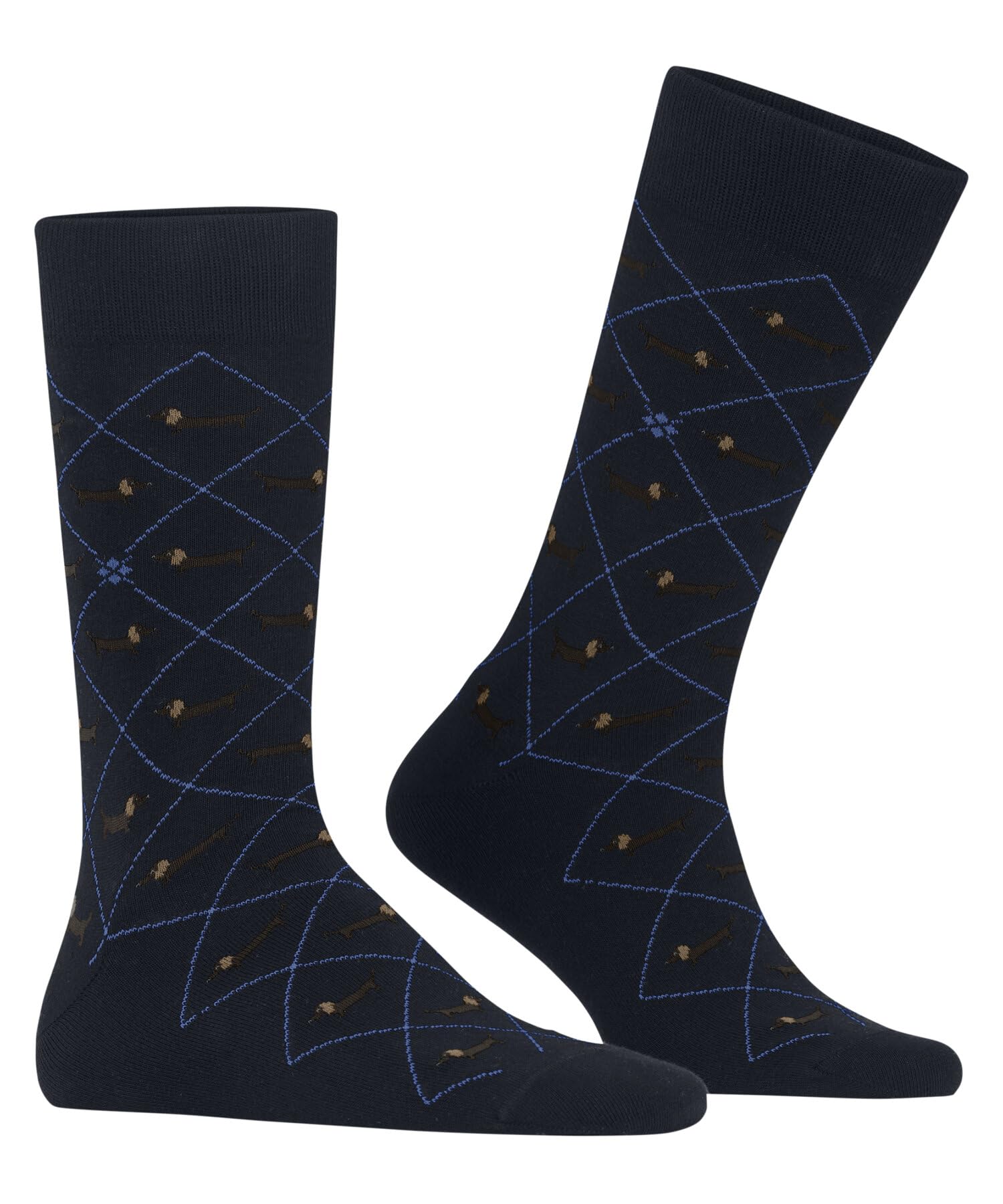 burlington-soho-vibes-dachshund-socken-marine-baumwolle image 4