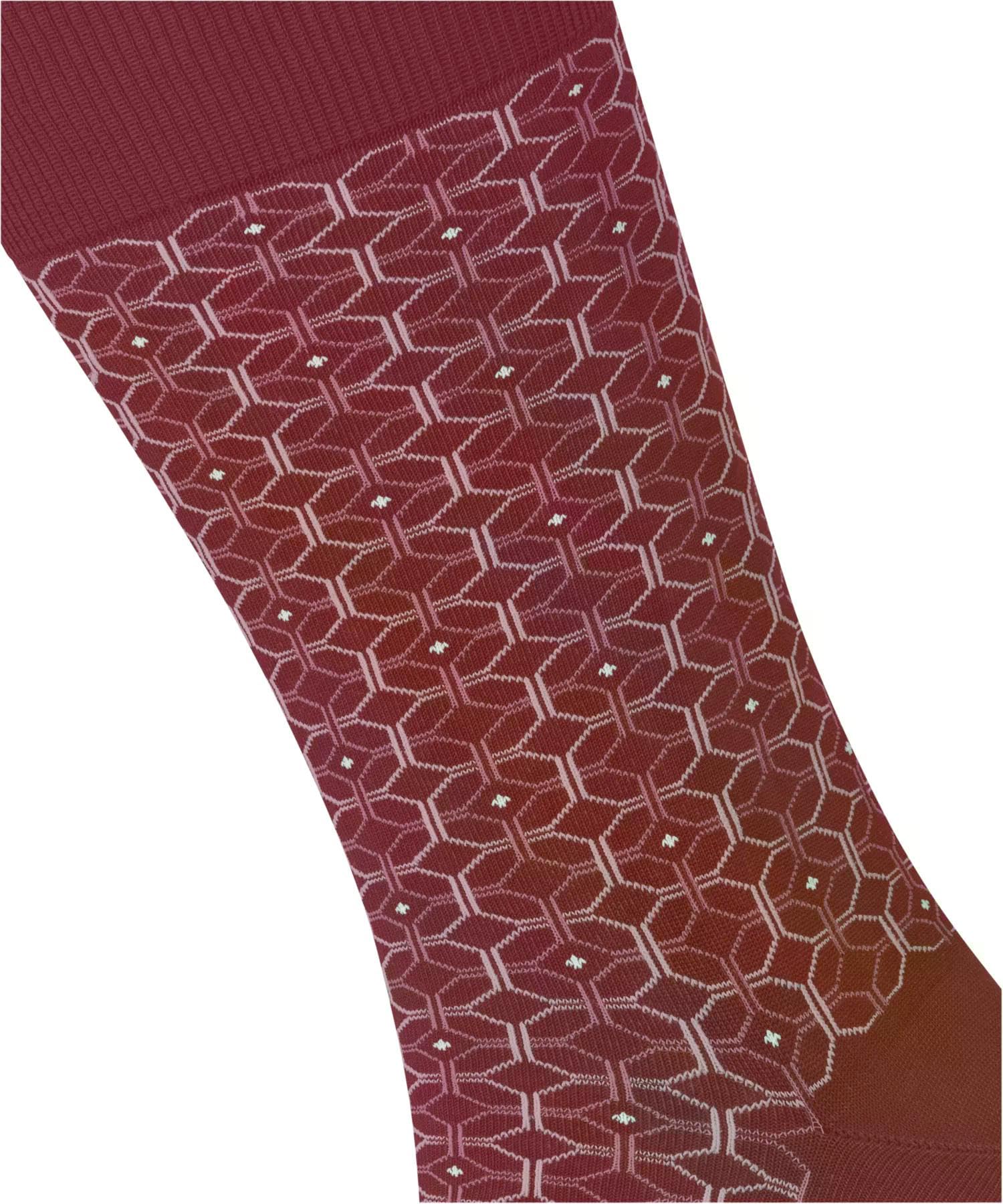 burlington-tie-socken-ruby-8830-baumwolle-retro-muster image 4