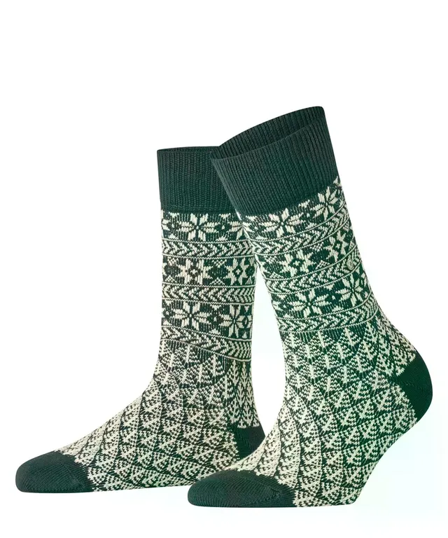 burlington-x-mas-rib-socken-damen-wolle-gr-n-forest image 1