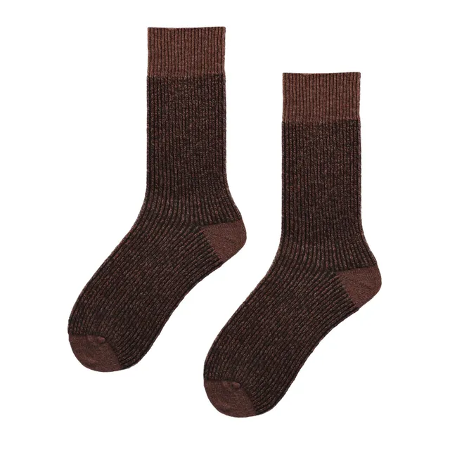 hudson-relax-cozy-twist-socken-herren-kaffeebraun-druckfrei image 1