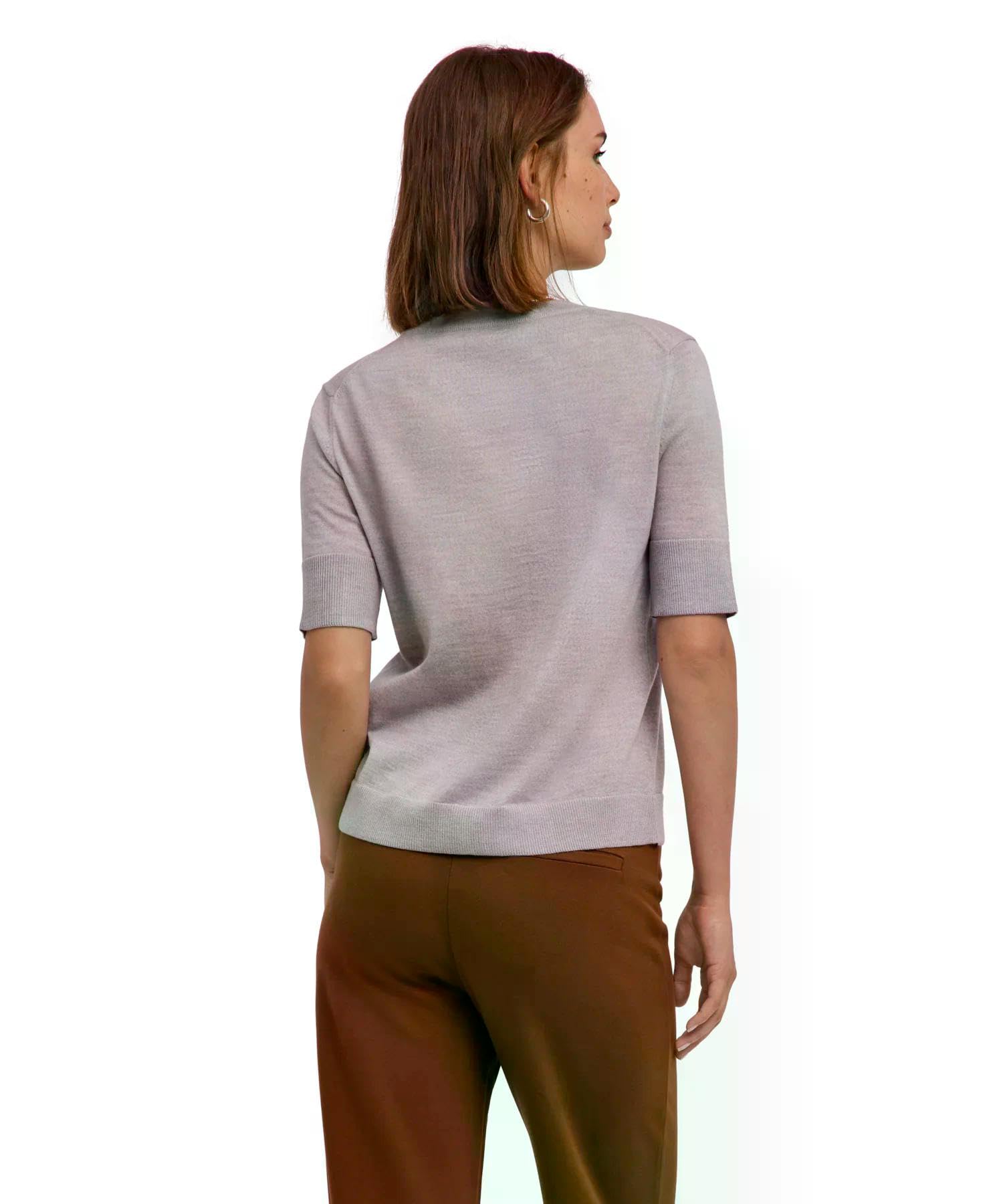 falke-merino-basic-kurzarmshirt-damen-beige-merinowolle image 2