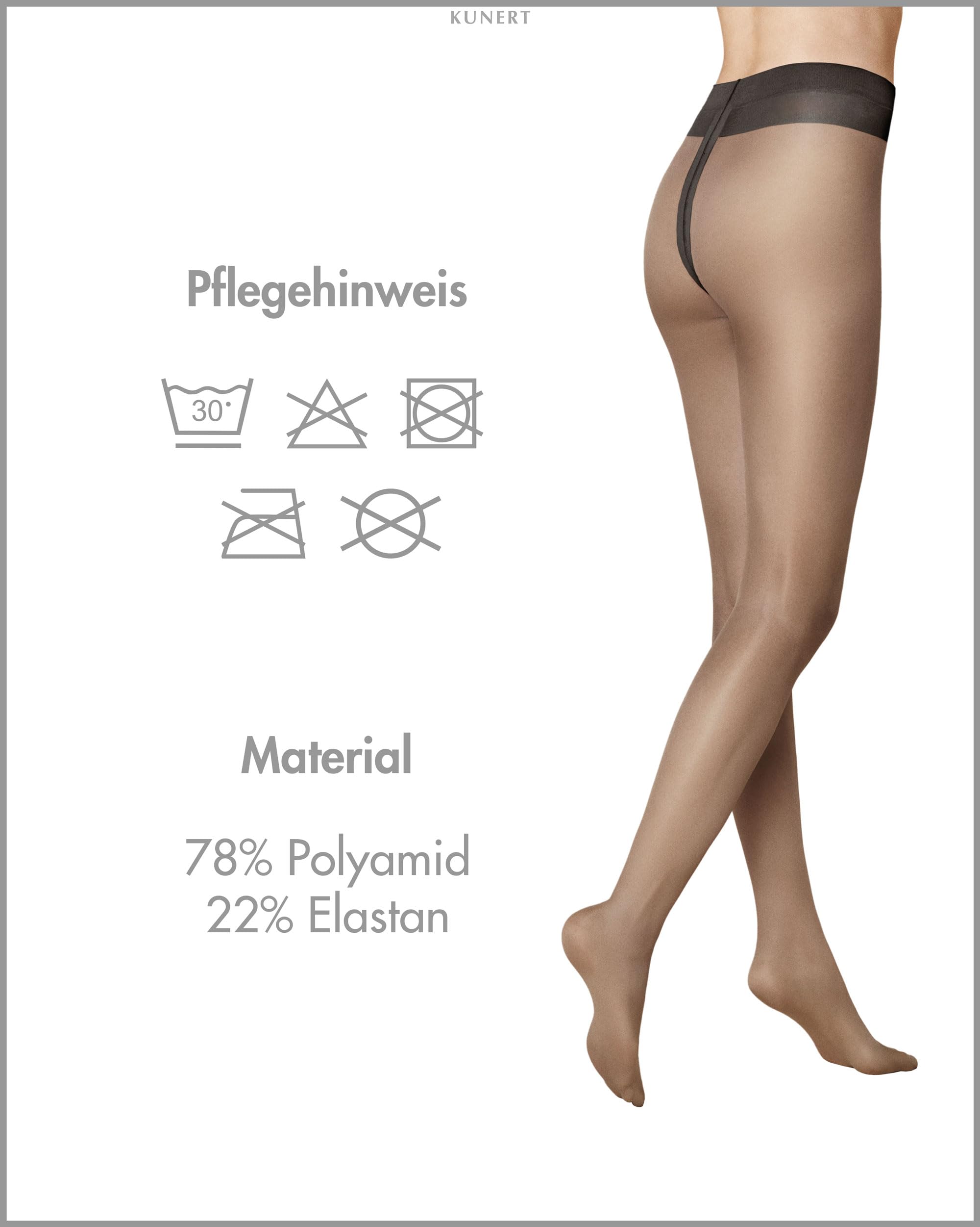 kunert-perfect-shine-15-strumpfhose-gl-nzend-gr-48-50-schwarz image 3