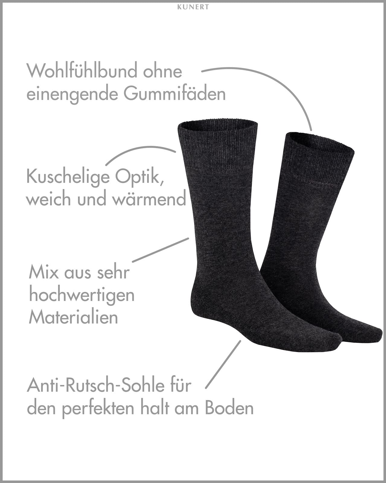 kunert-homesocks-socken-herren-vollpl-sch-anthra-43-46 image 2